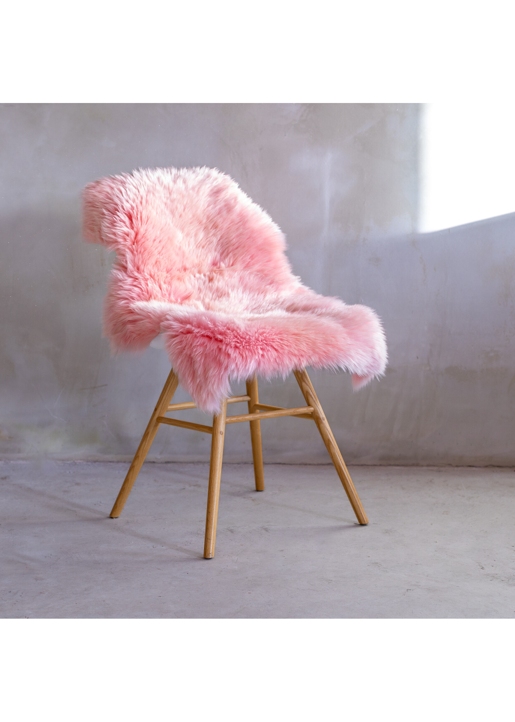 Van Buren Peau de mouton - Rose clair