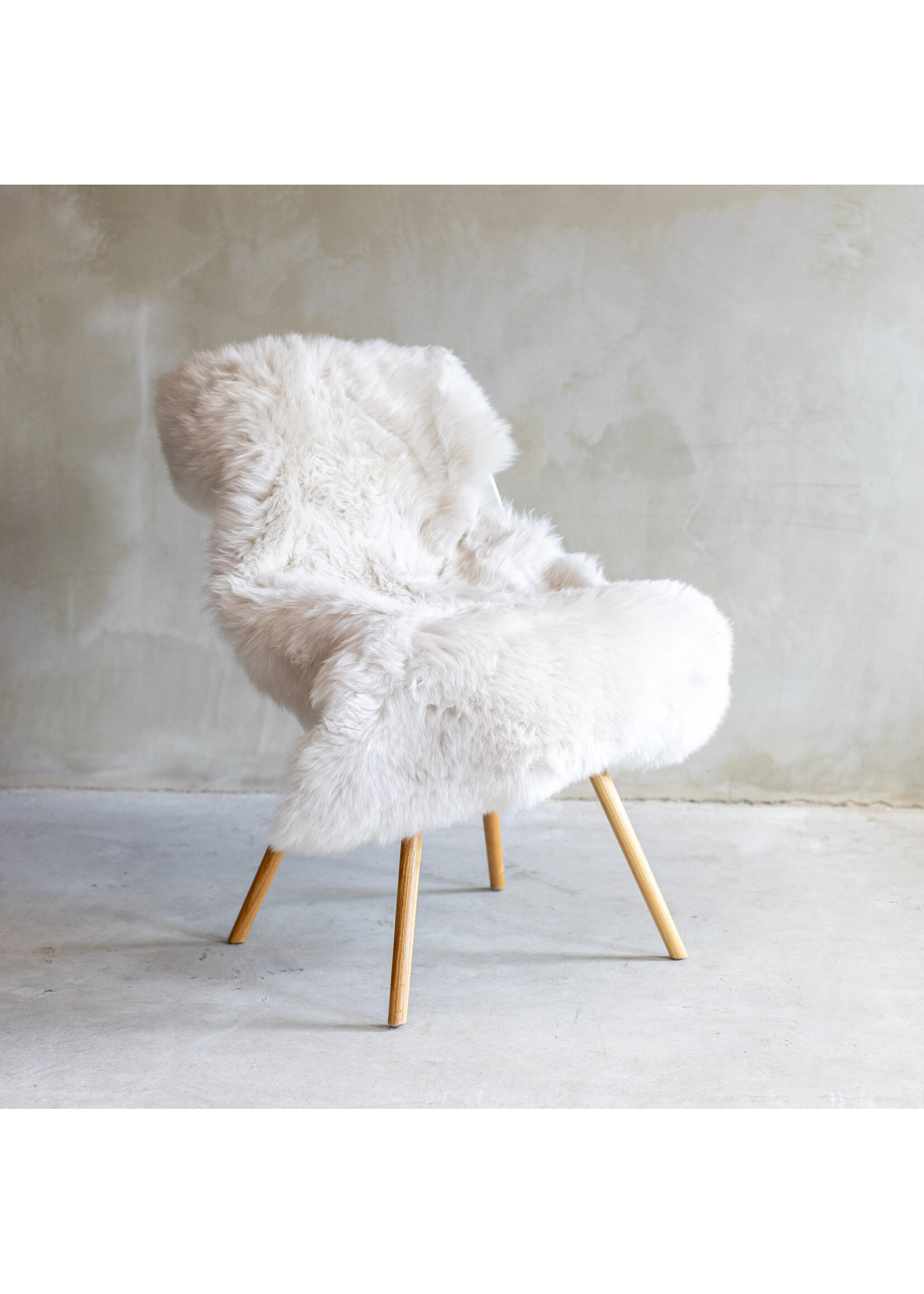 Van Buren sinds 1861 Peau de mouton néo-zélandaise Offwhite