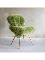 Van Buren Peau de mouton - Vert mousse