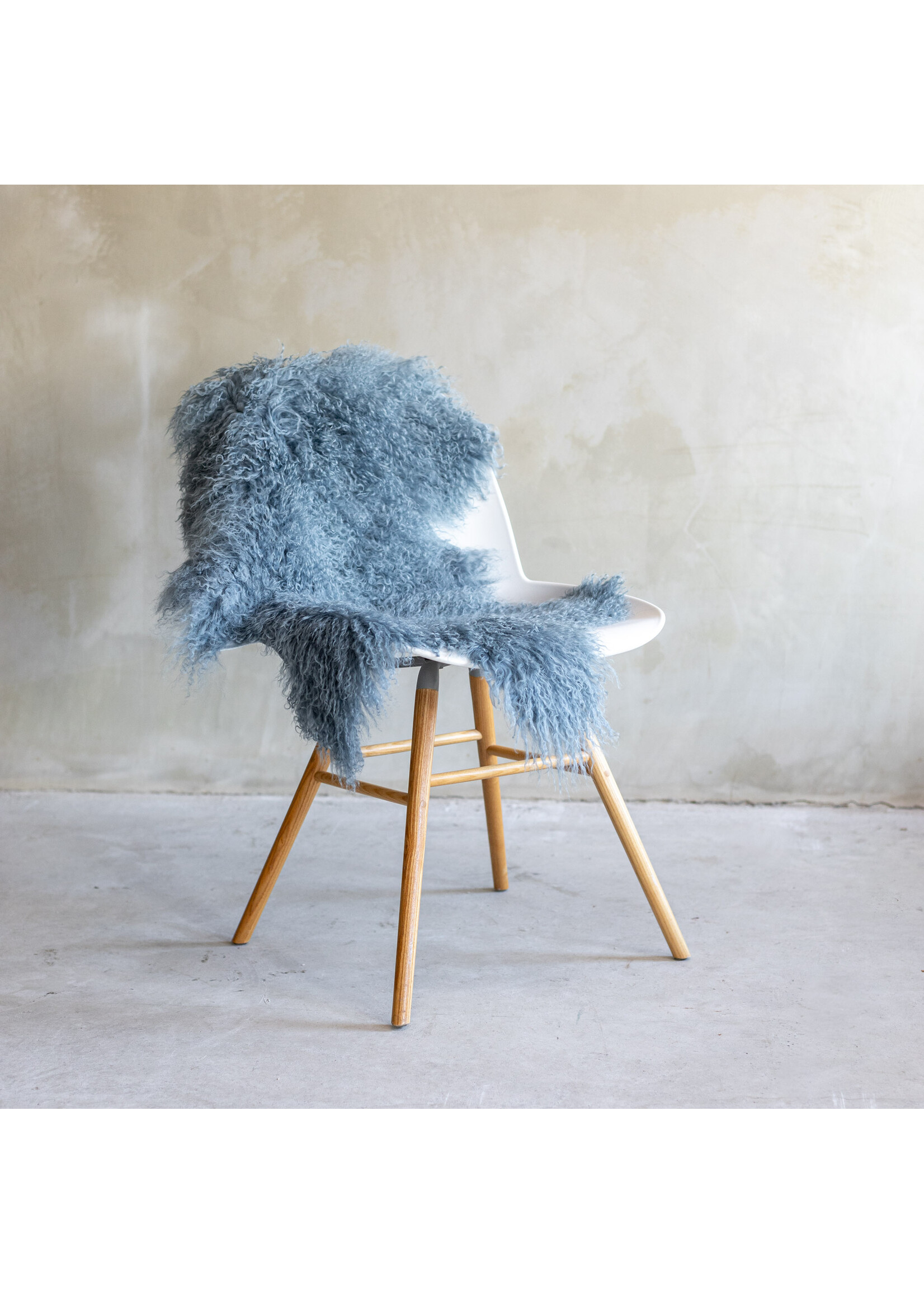 Van Buren sinds 1861 Tibet Sheepskin - Vintage Blue