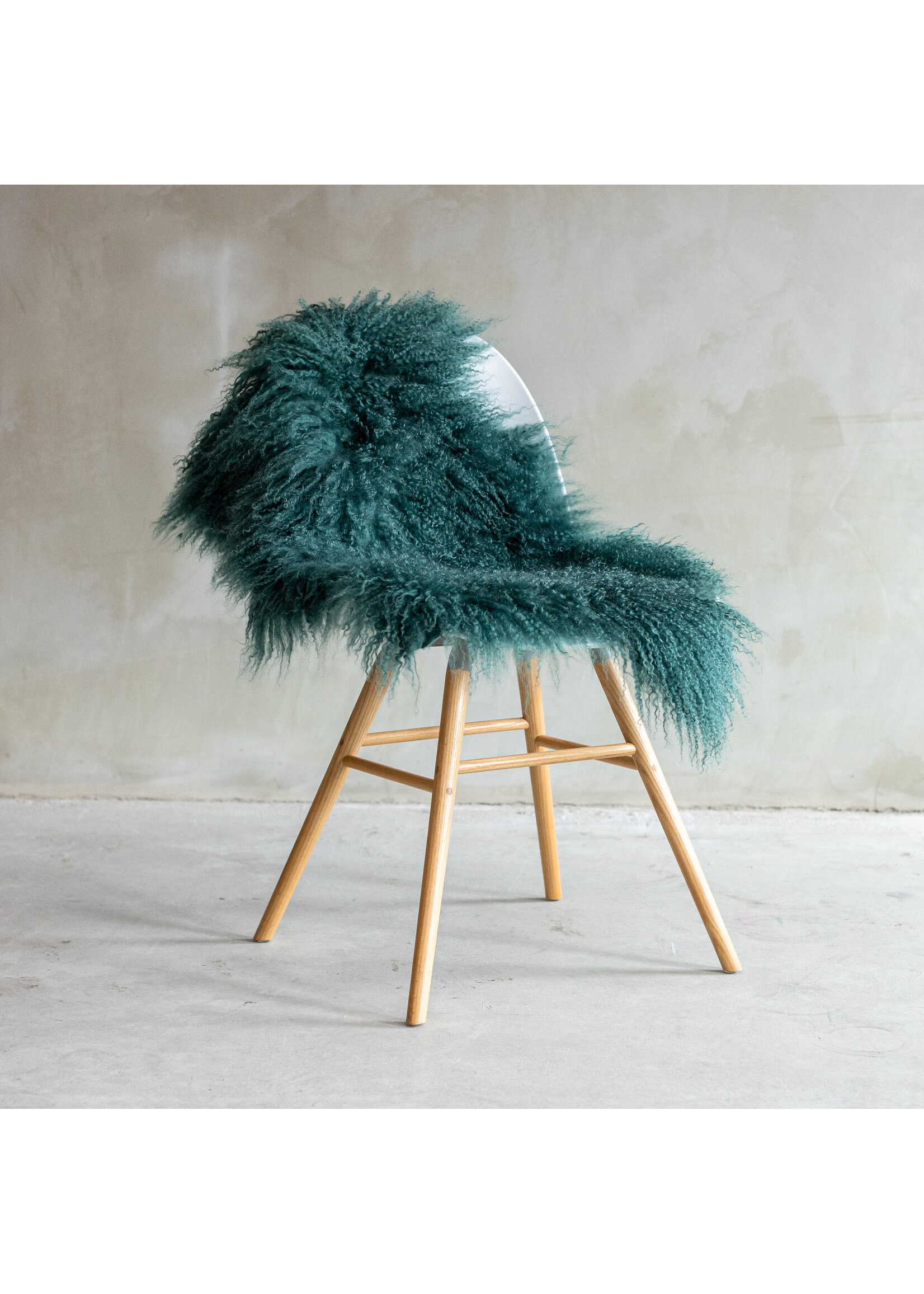 Van Buren sinds 1861 Tibet Sheepskin - Turquoise