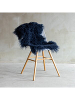 Van Buren sinds 1861 Tibet Sheepskin - Navy Blue