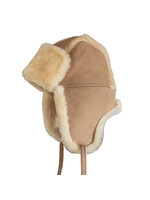 Van Buren sinds 1861 Schapenvacht baby & kinder muts - Beige