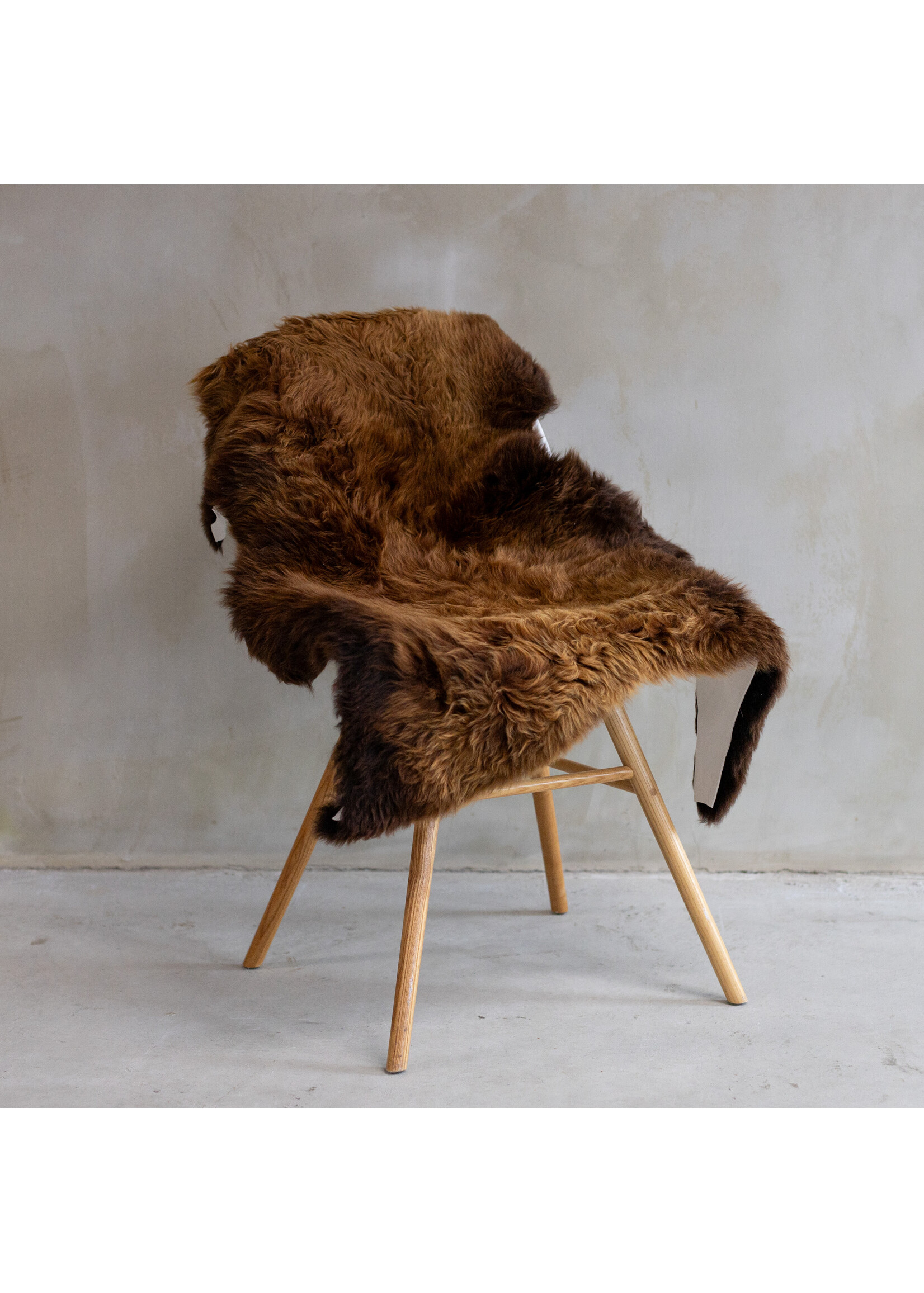 Van Buren Sheepskin - Flamed brown