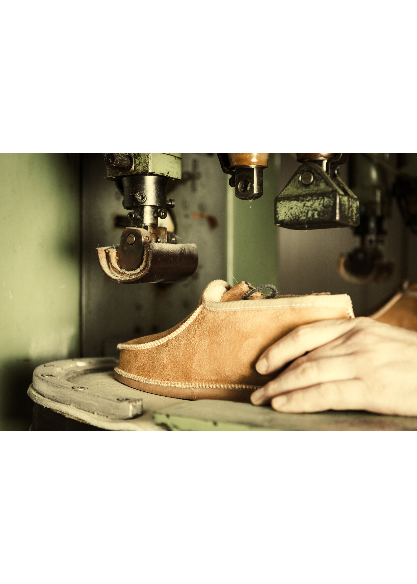 Van Buren sinds 1861 Chaussures d'intérieur en Peau d'Agneau pour Hommes - Chameau - Taille 36 à 50