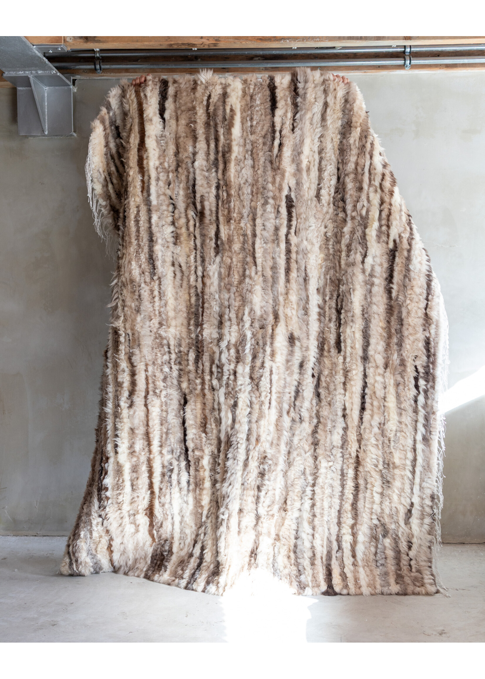 Van Buren Geknüpfter Schaffellteppich – 200 x 160 cm