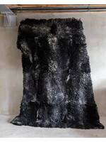 Van Buren Tibetan sheepskin rug gray- 210x180cm