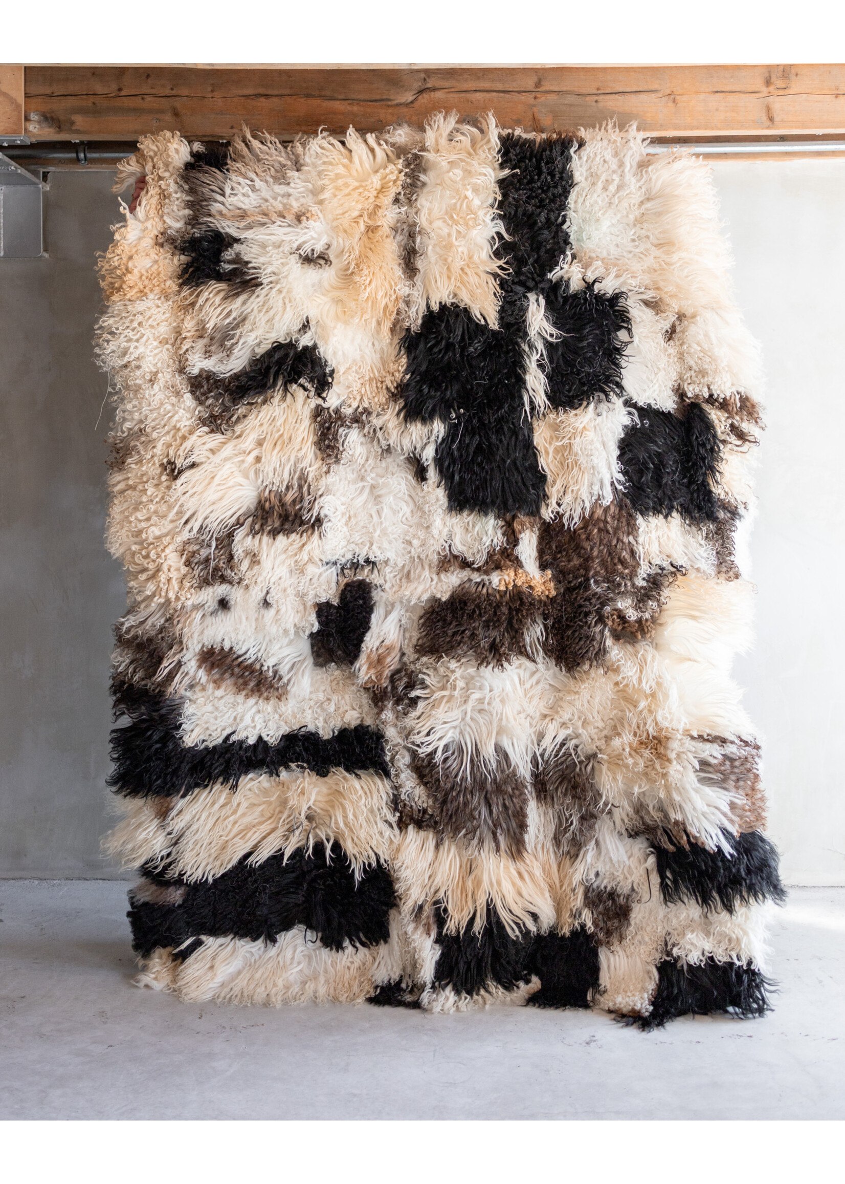 Van Buren sinds 1861 Curly sheepskin rug - 200x150cm - SKK-171