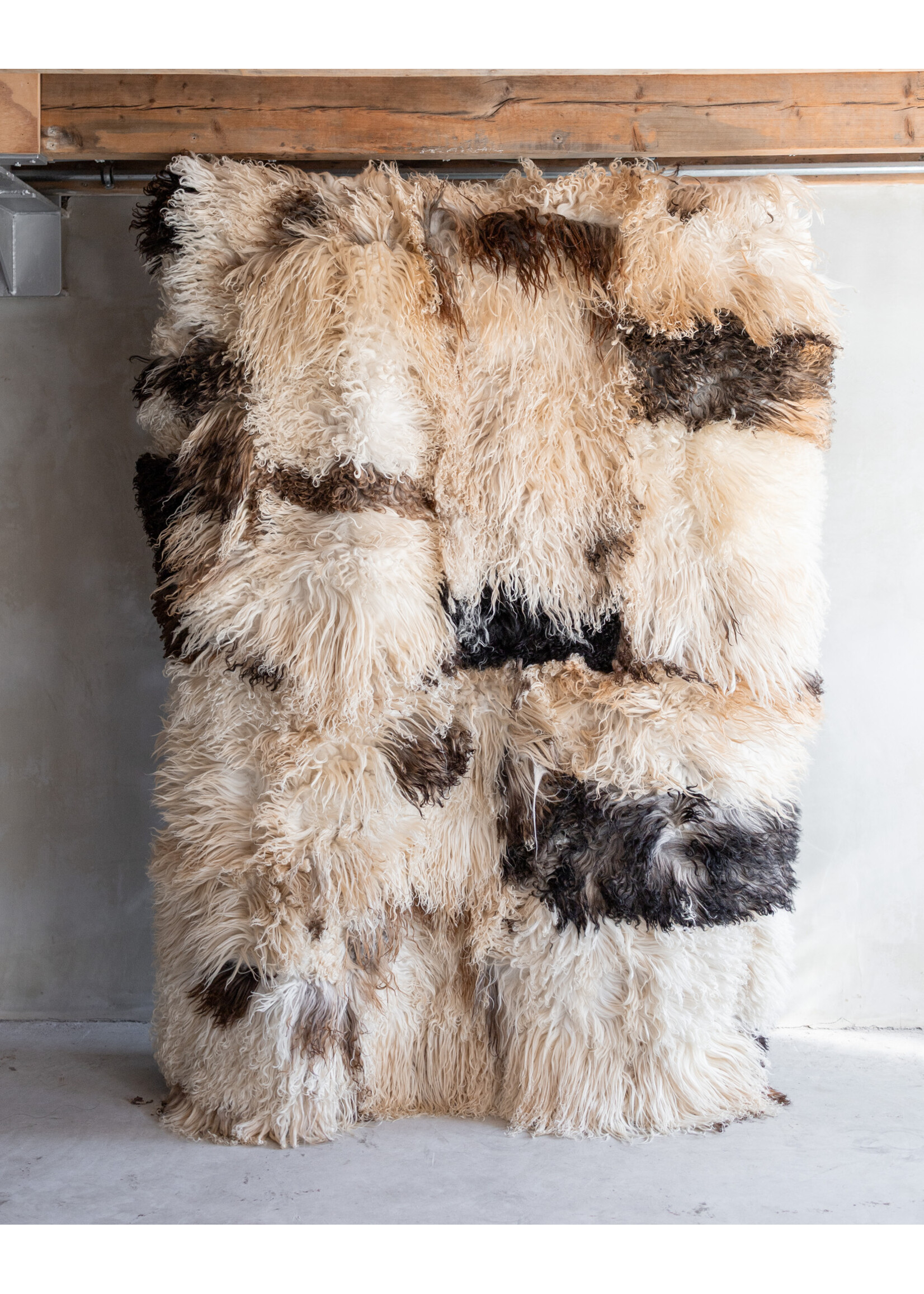 Van Buren sinds 1861 Curly sheepskin rug - 200x150cm - SKK-161