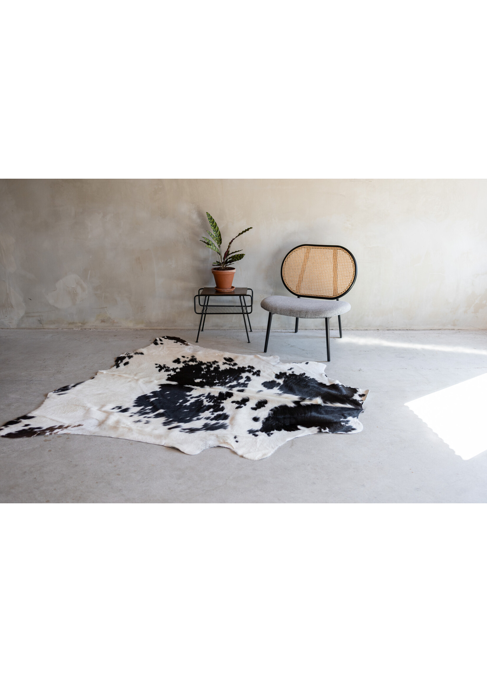 Van Buren sinds 1861 Cowhide black/white - 3-4m² - KH-035