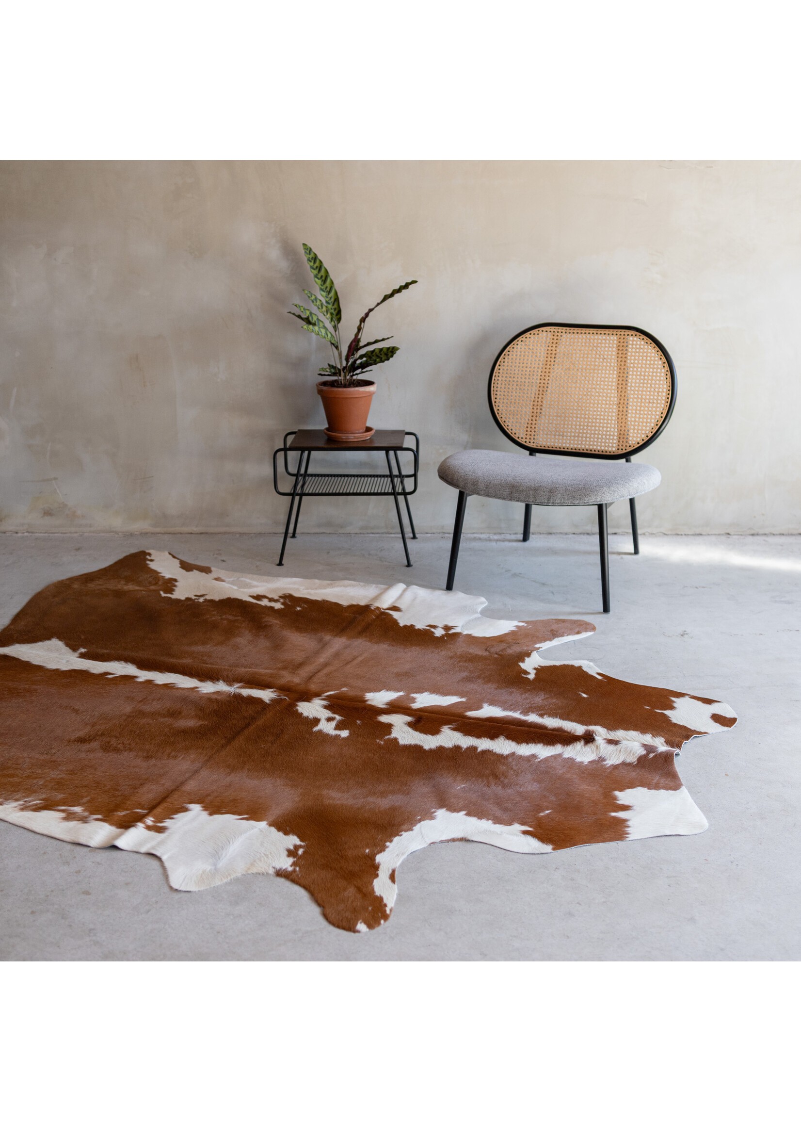 Van Buren sinds 1861 Cowhide red/white - 3-4m² - KH-023