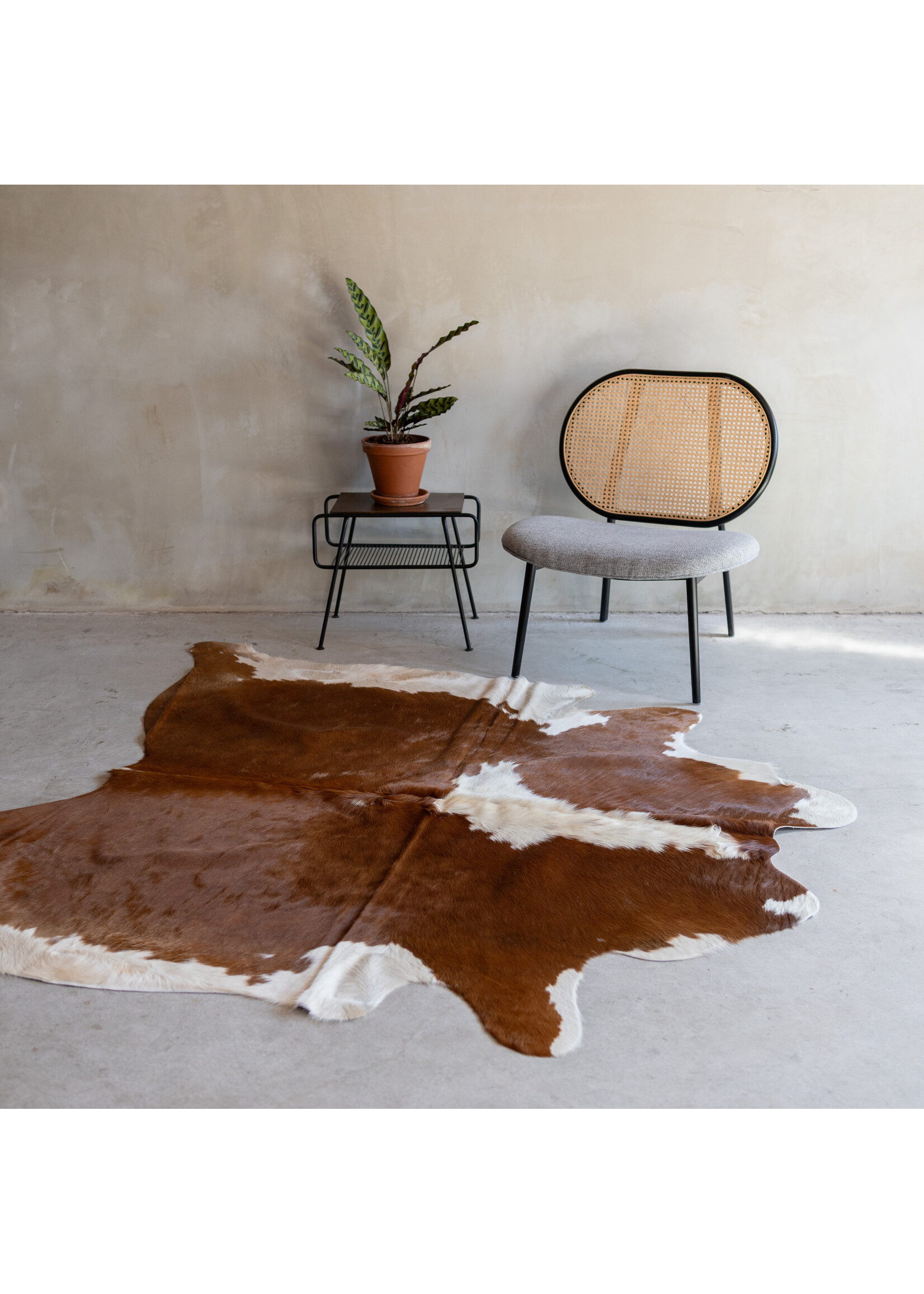 Van Buren sinds 1861 Cowhide red/white - 3-4m² - KH-025