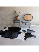 Van Buren sinds 1861 Cowhide black/white - 3-4m² - KH-028