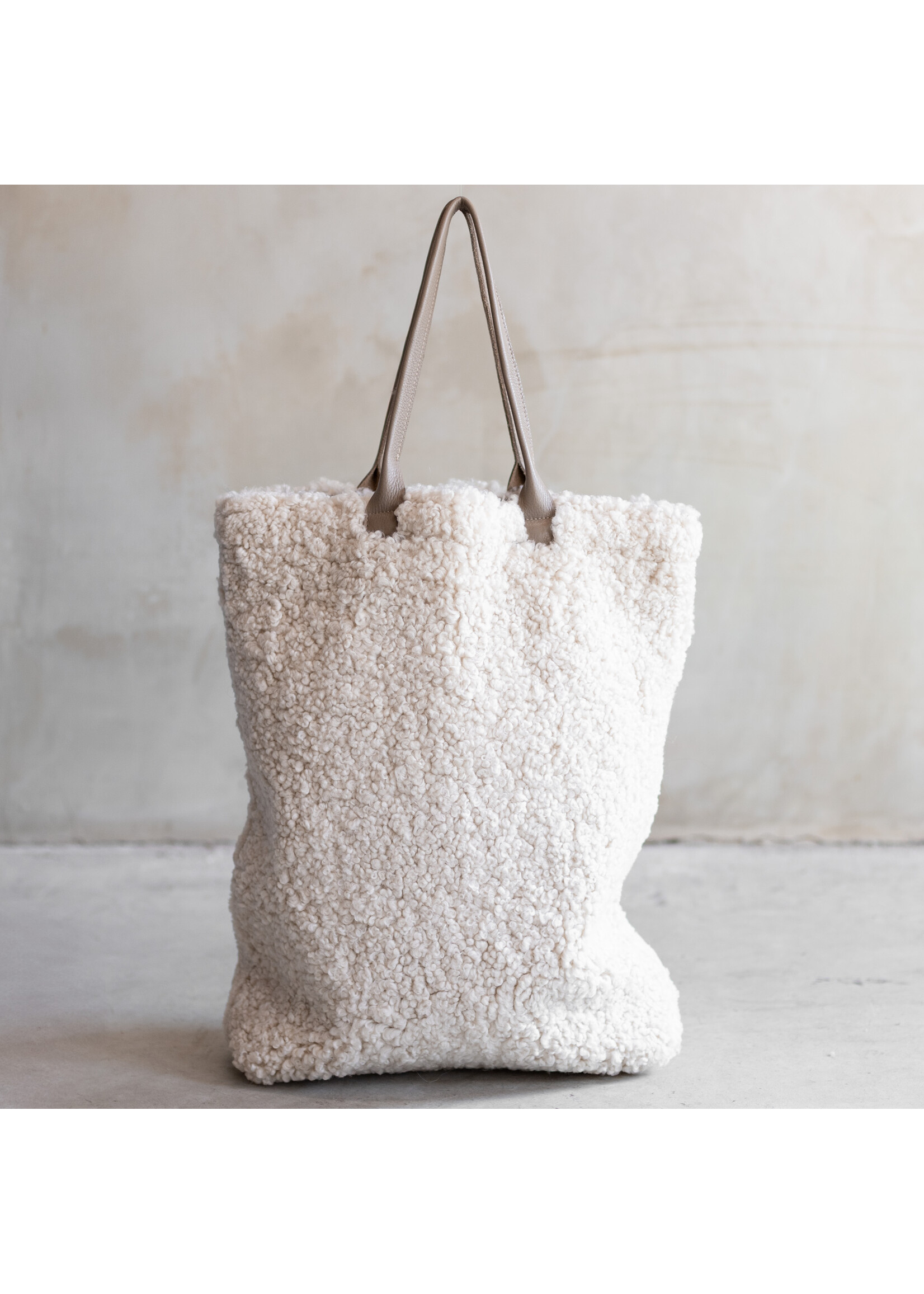 Van Buren sinds 1861 Schaffell-Shopper - XXL Crossbreed tasche Claudia