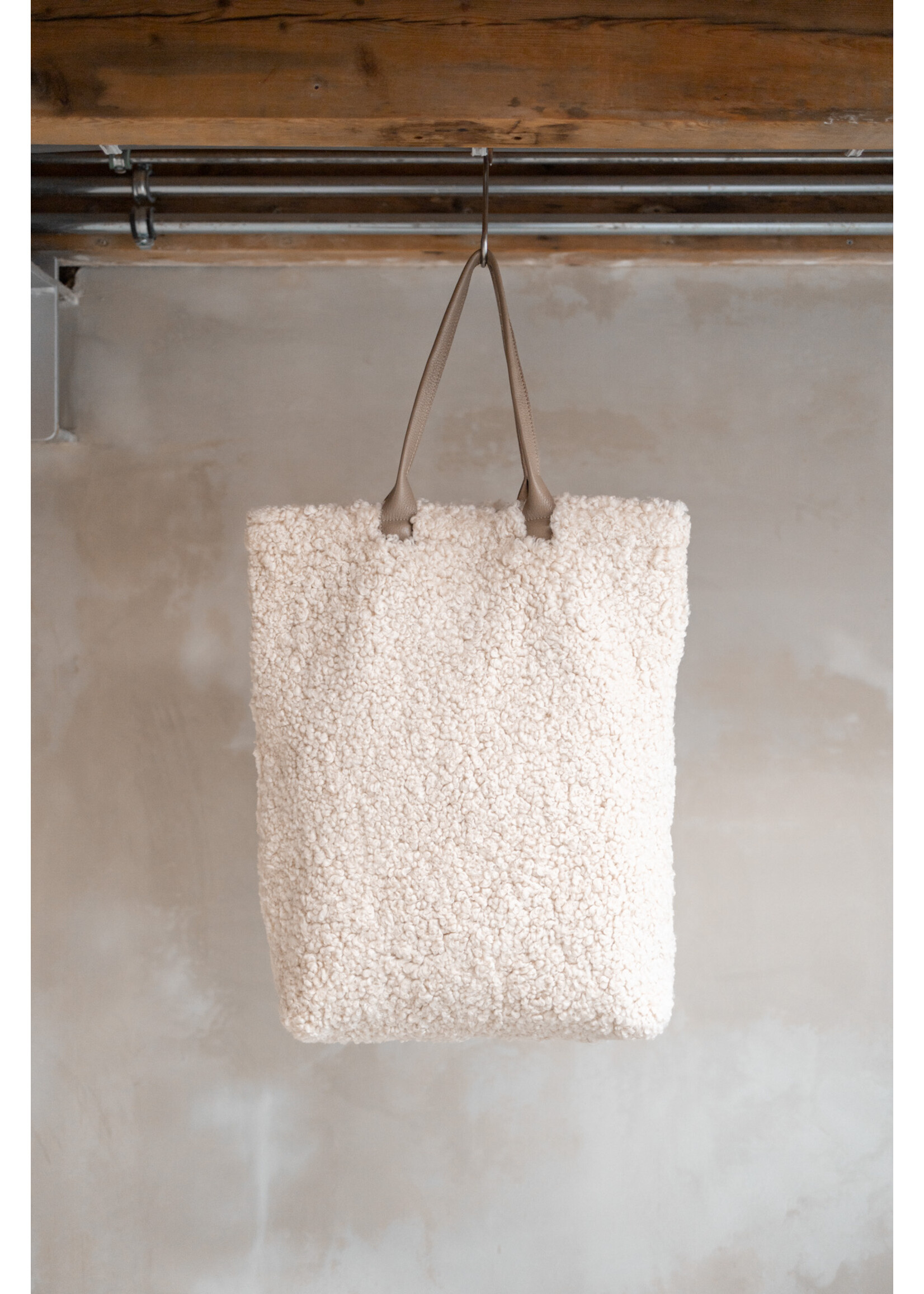 Van Buren sinds 1861 Schaffell-Shopper - XXL Crossbreed tasche Claudia