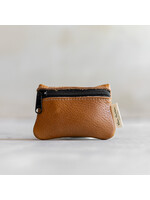 Van Buren sinds 1861 Portemonnee Rits - Cognac leder