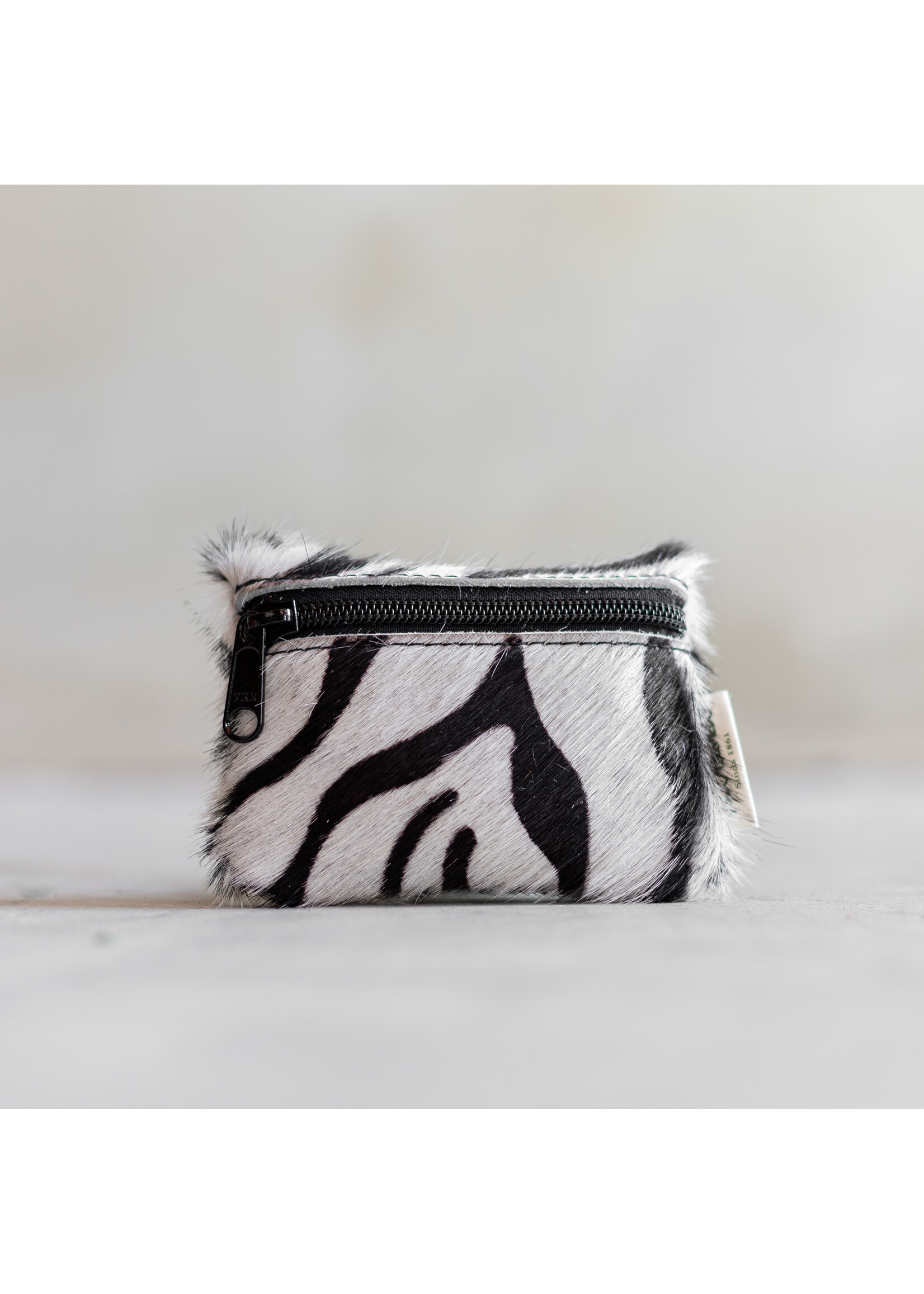 Van Buren sinds 1861 Portemonnee Rits - Zebra