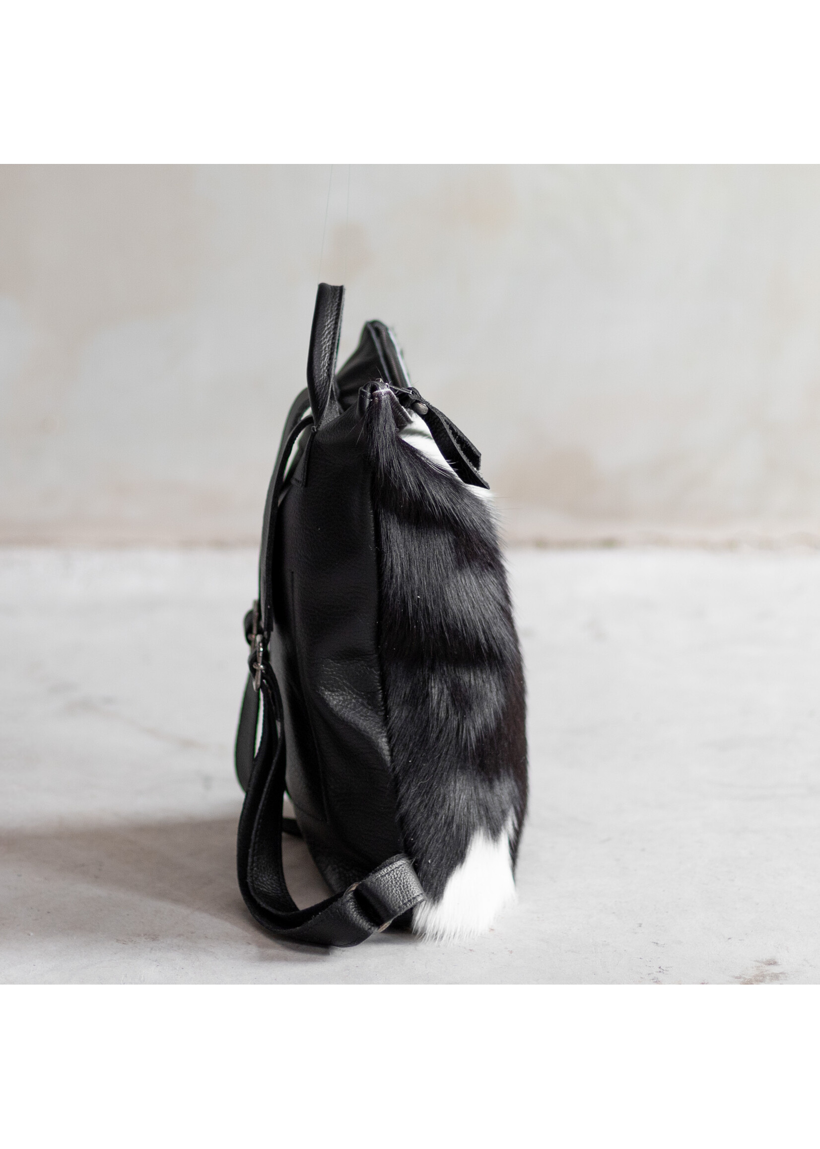 Van Buren sinds 1861 Backpack Sandra - Black and white