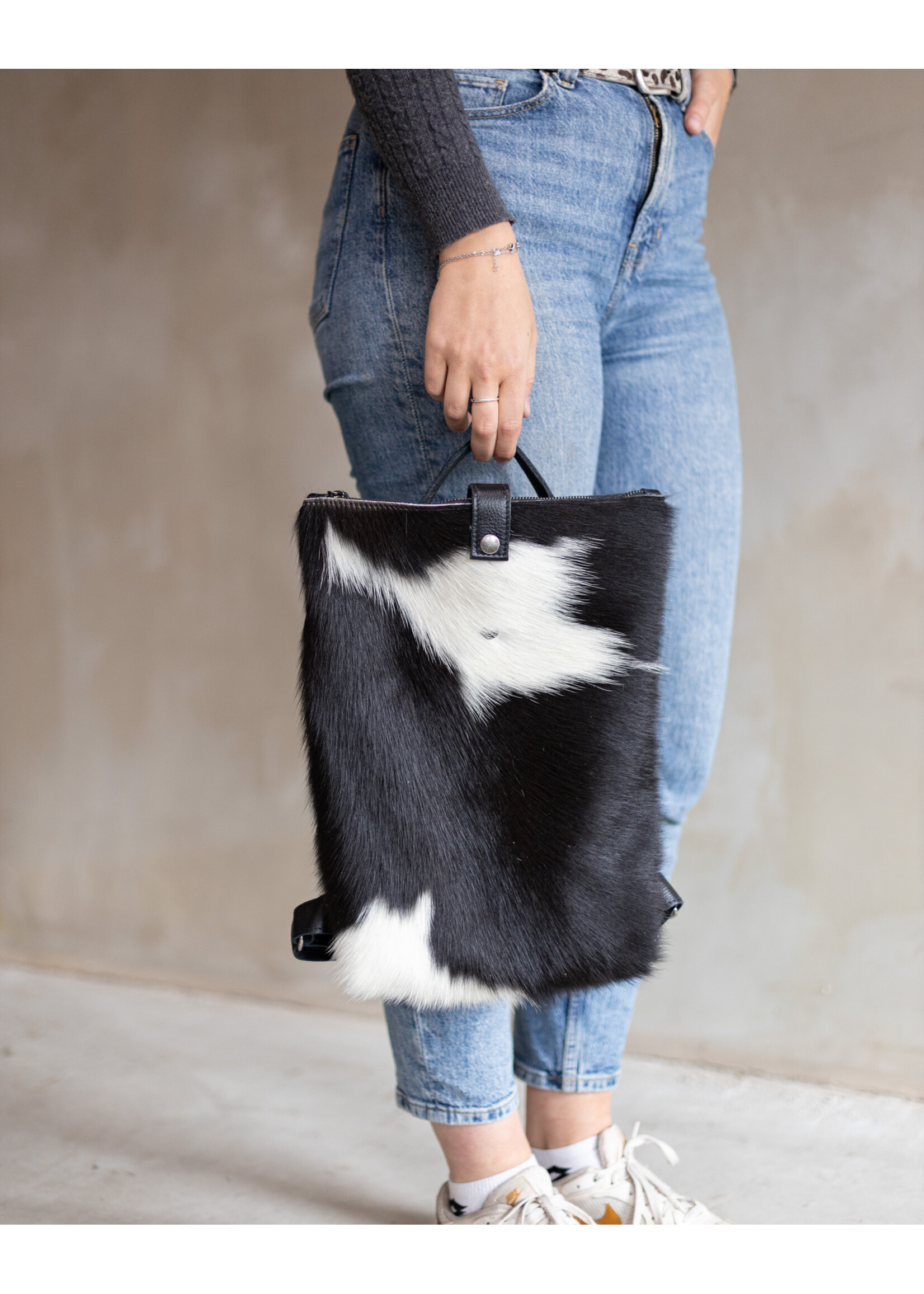 Van Buren sinds 1861 Backpack Sandra - Black and white