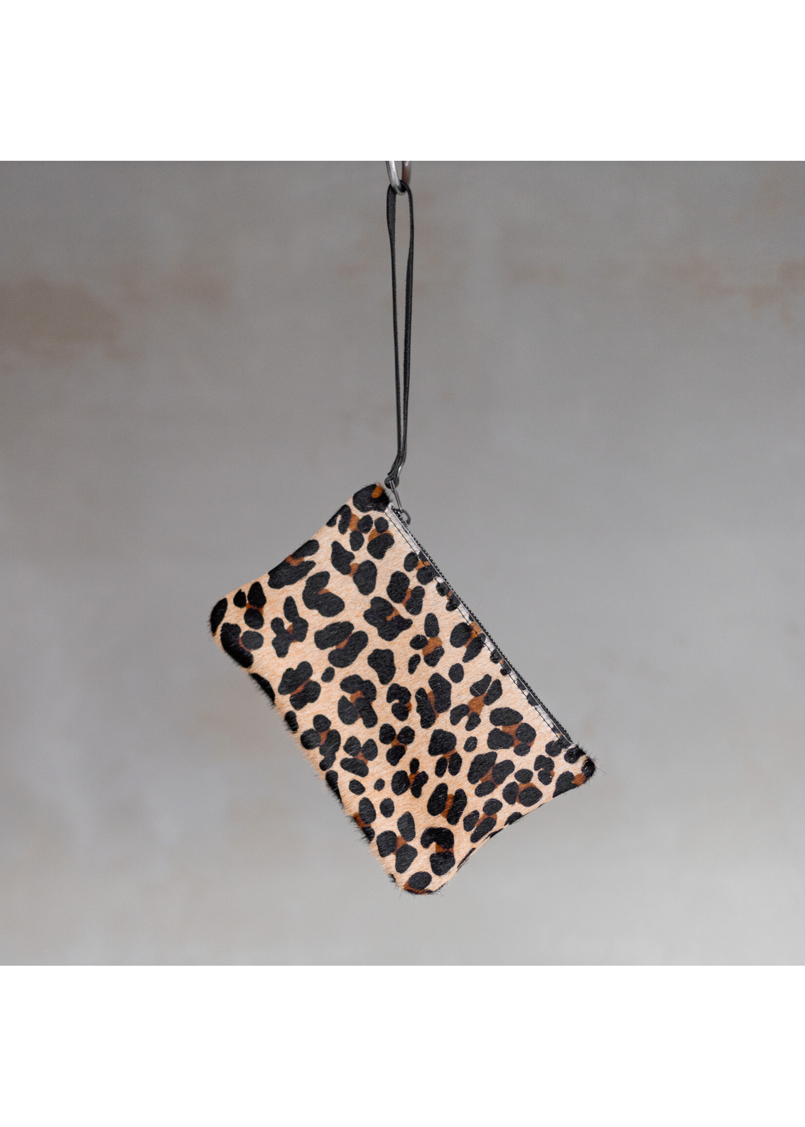 Van Buren sinds 1861 Clutch - Koeienhuid - Panterprint