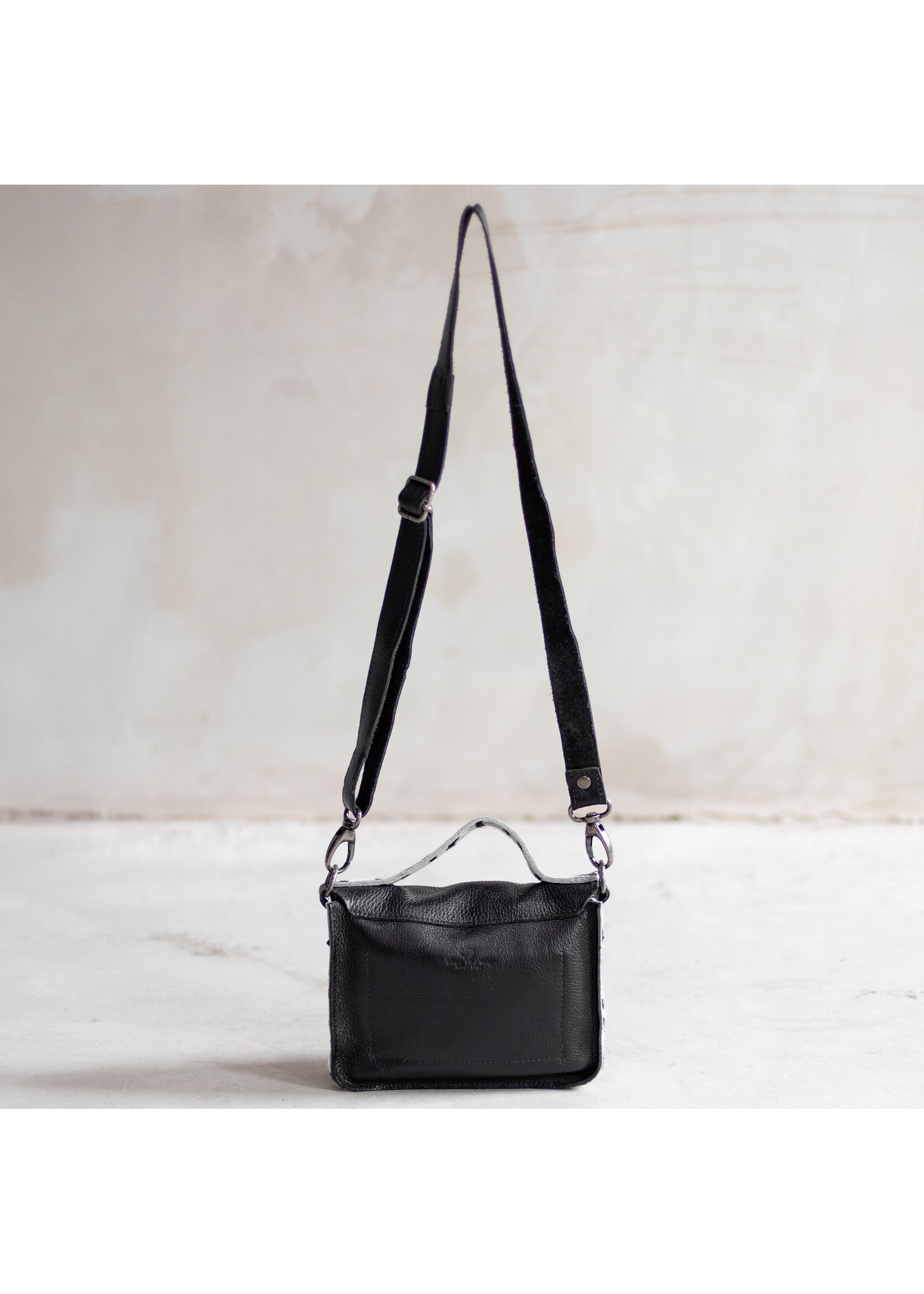 Van Buren sinds 1861 Bag Maren - Black/Zebra side