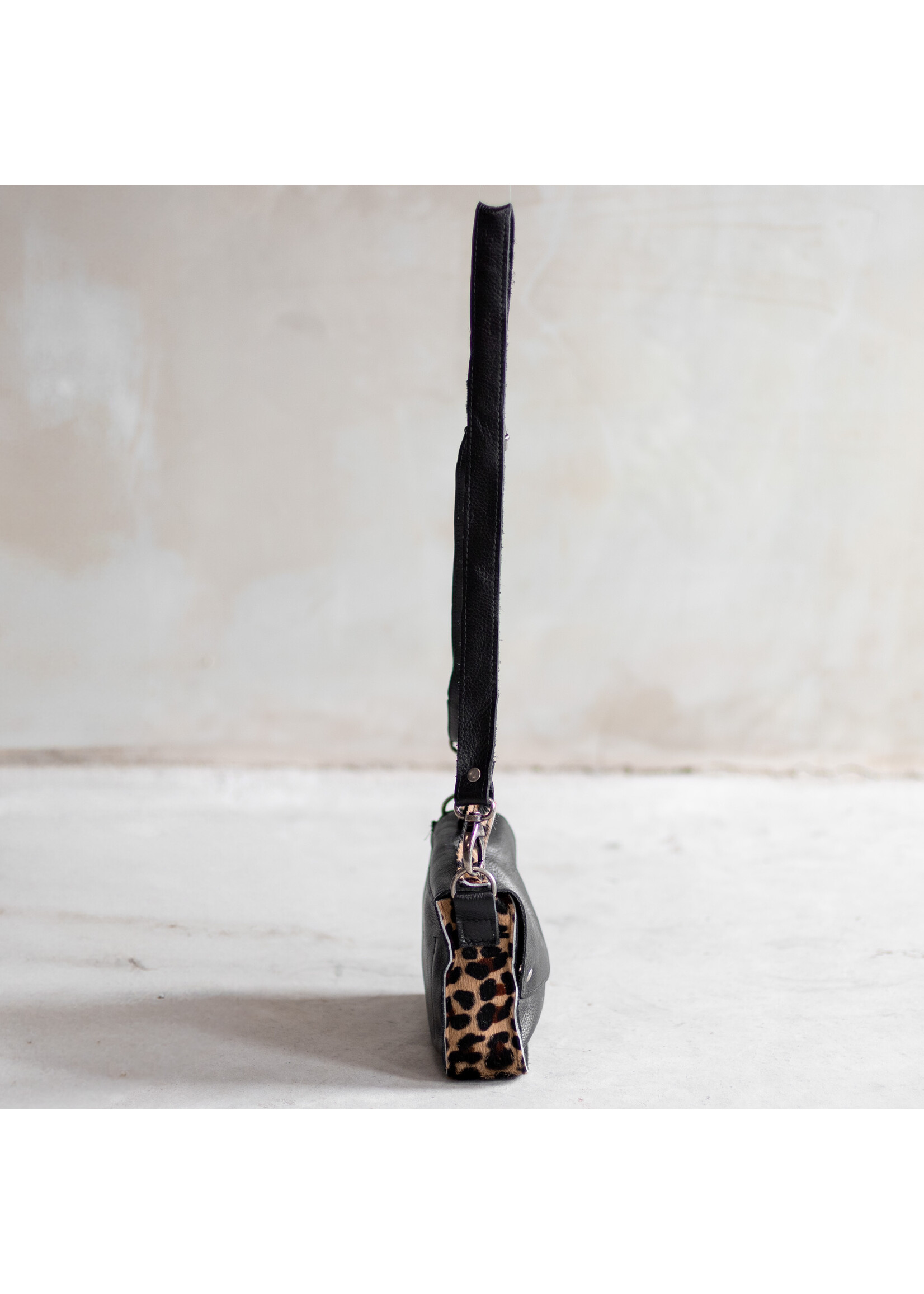Van Buren sinds 1861 Bag Maren - Black/Panter side