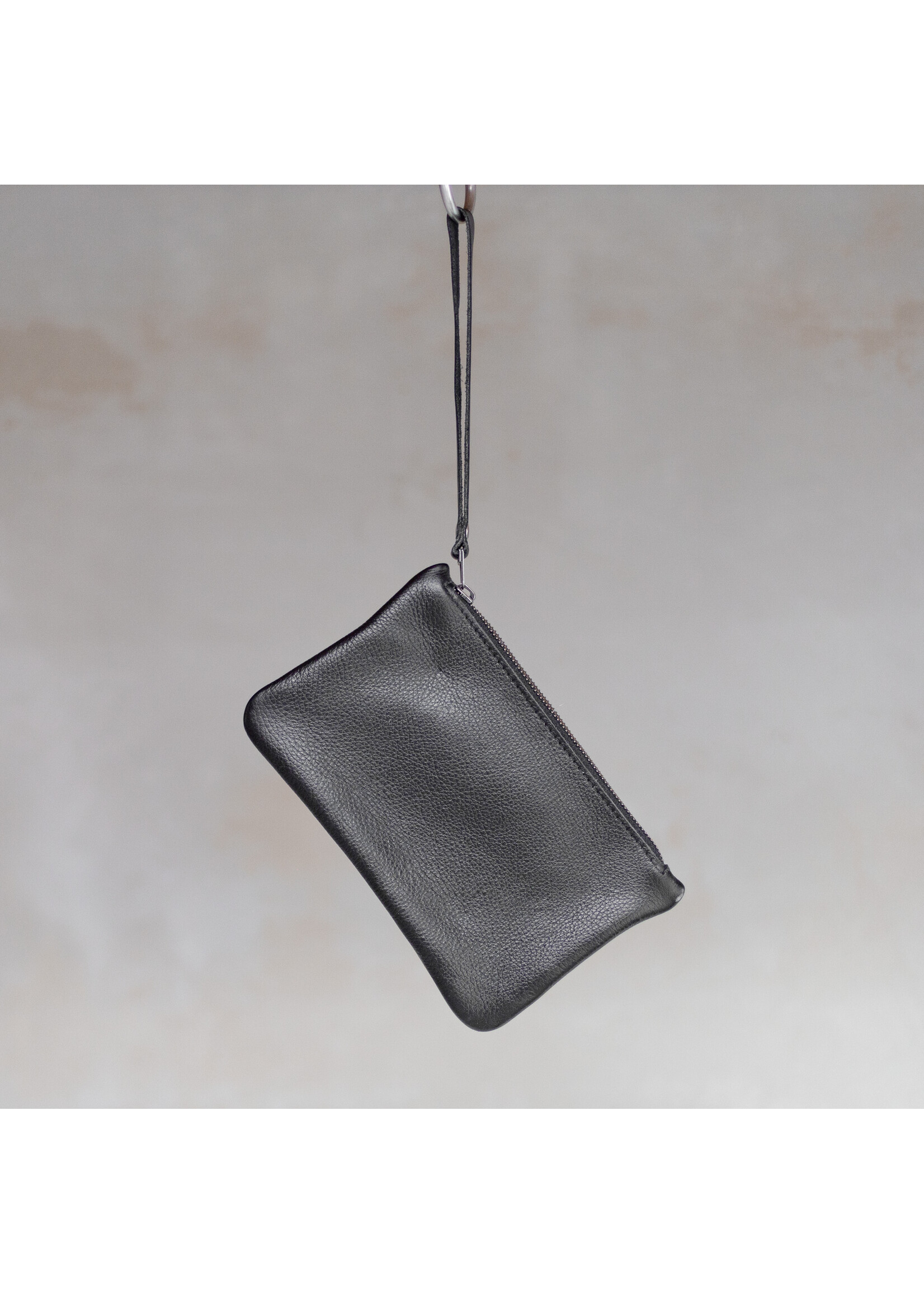 Van Buren sinds 1861 Koeienhuid clutch - Zwart leder