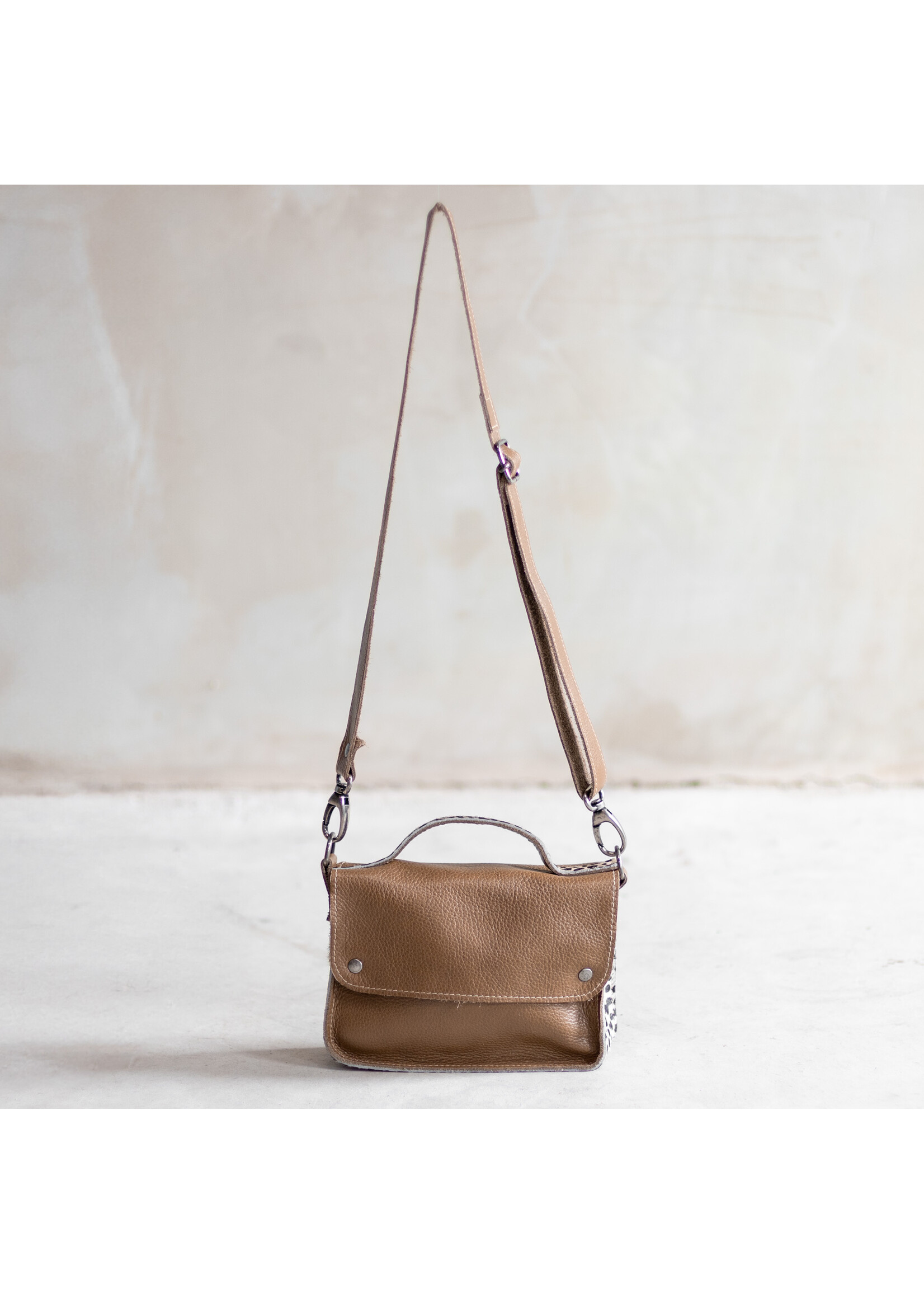 Van Buren sinds 1861 Bag Maren - Sand/mini Dalmatian side