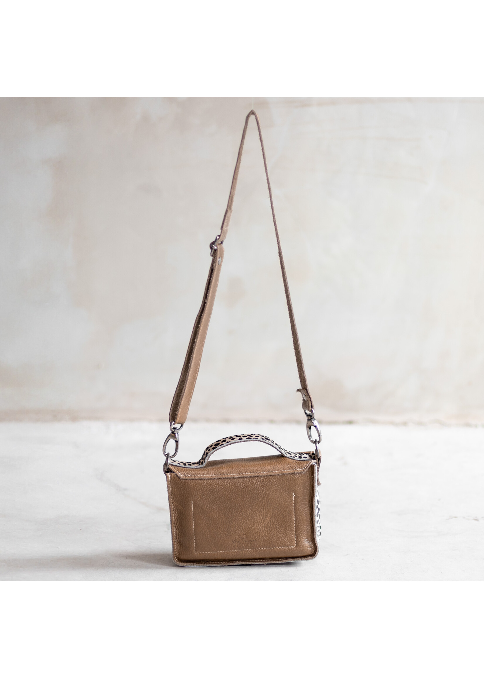 Van Buren sinds 1861 Bag Maren - Sand/mini Dalmatian side