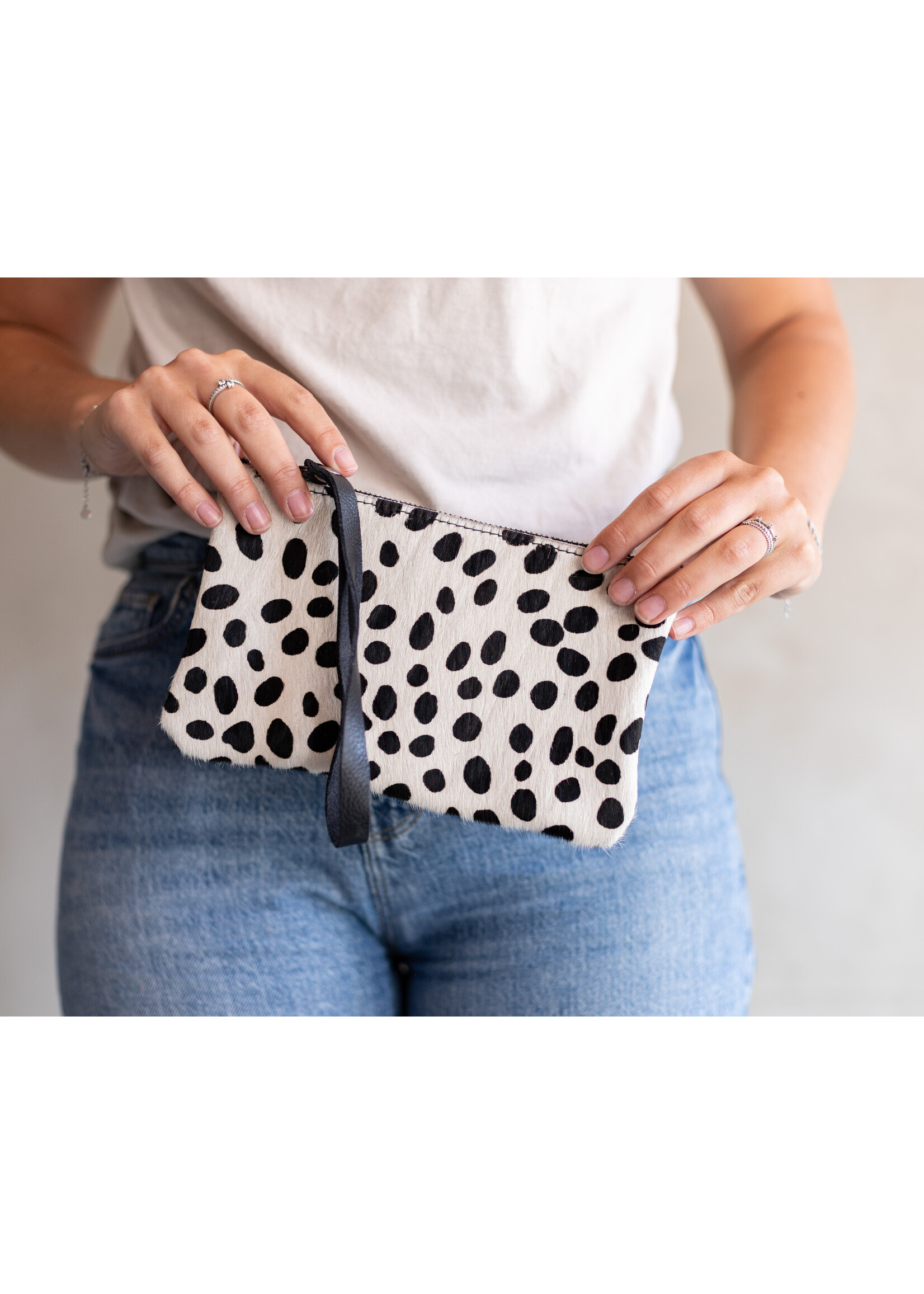 Van Buren sinds 1861 Koeienhuid clutch - Dalmatiër
