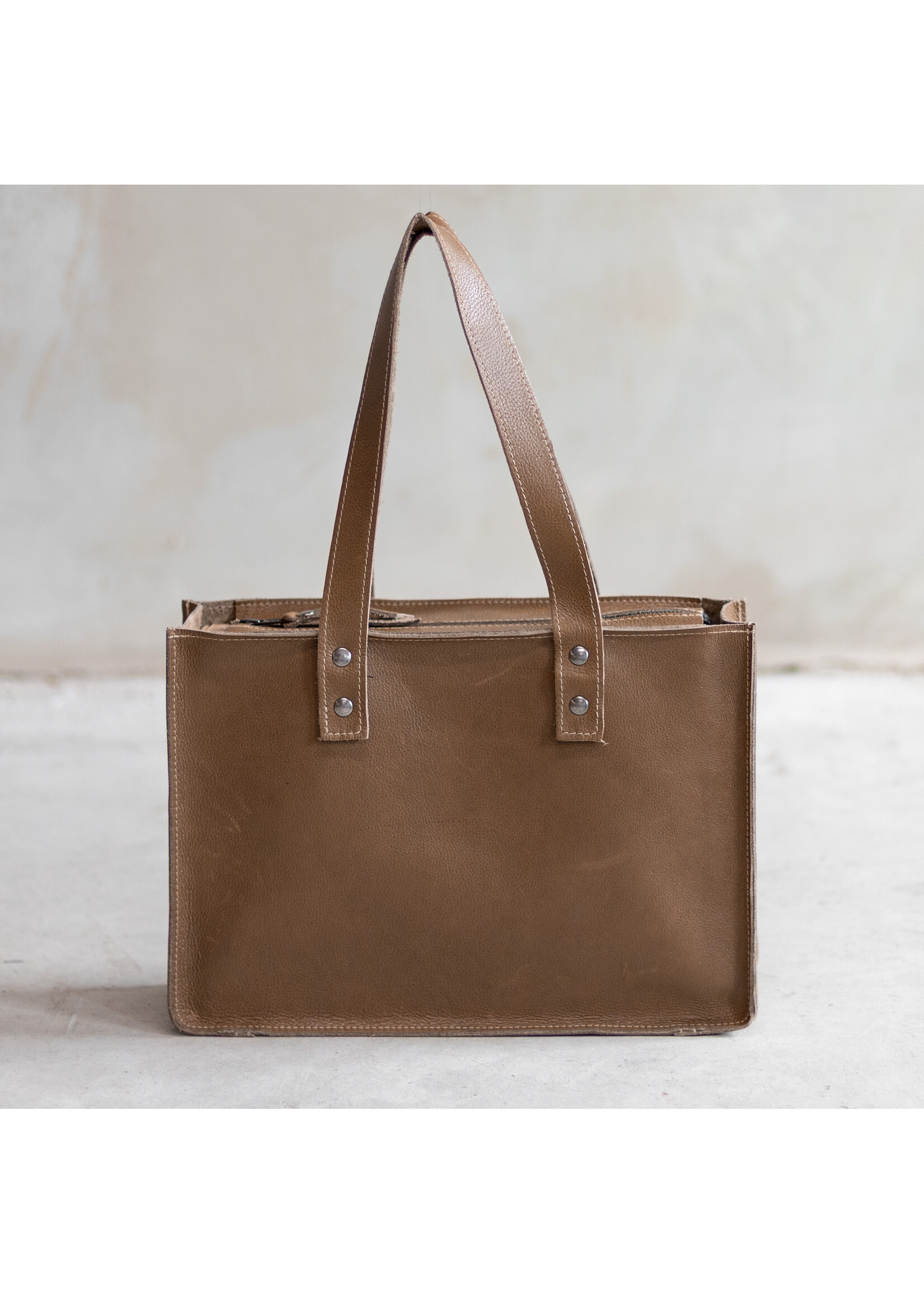 Van Buren sinds 1861 Handtas  - Zand leder