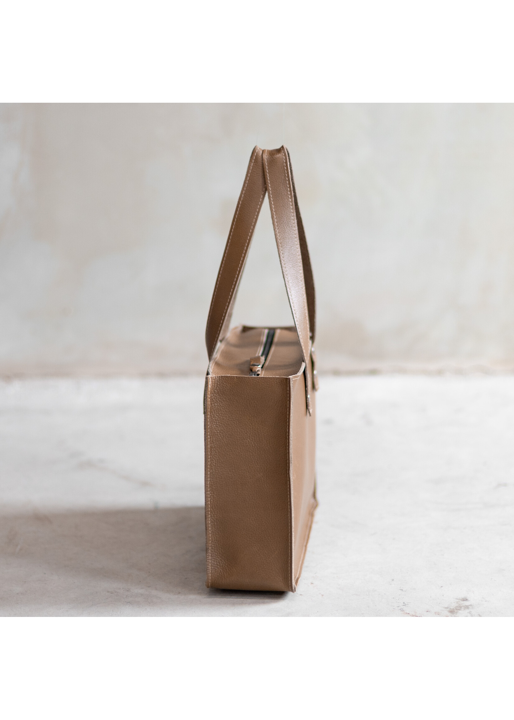 Van Buren sinds 1861 Handbag - Sand leather