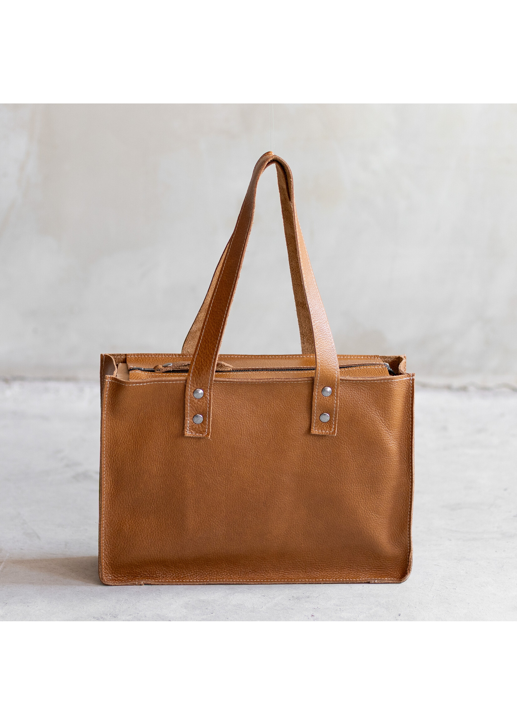Van Buren sinds 1861 Handbag - Cognac leather