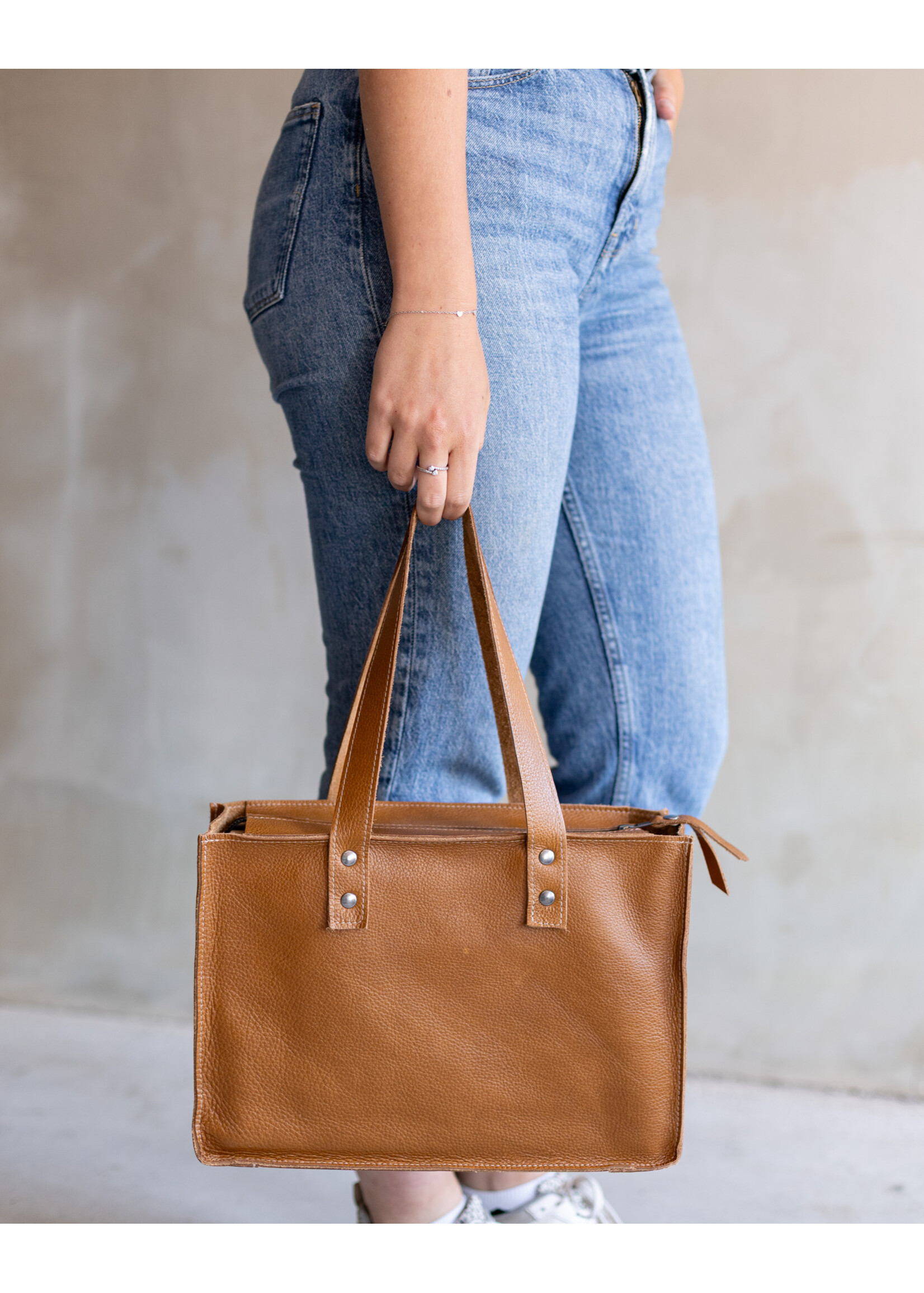 Van Buren sinds 1861 Handbag - Cognac leather