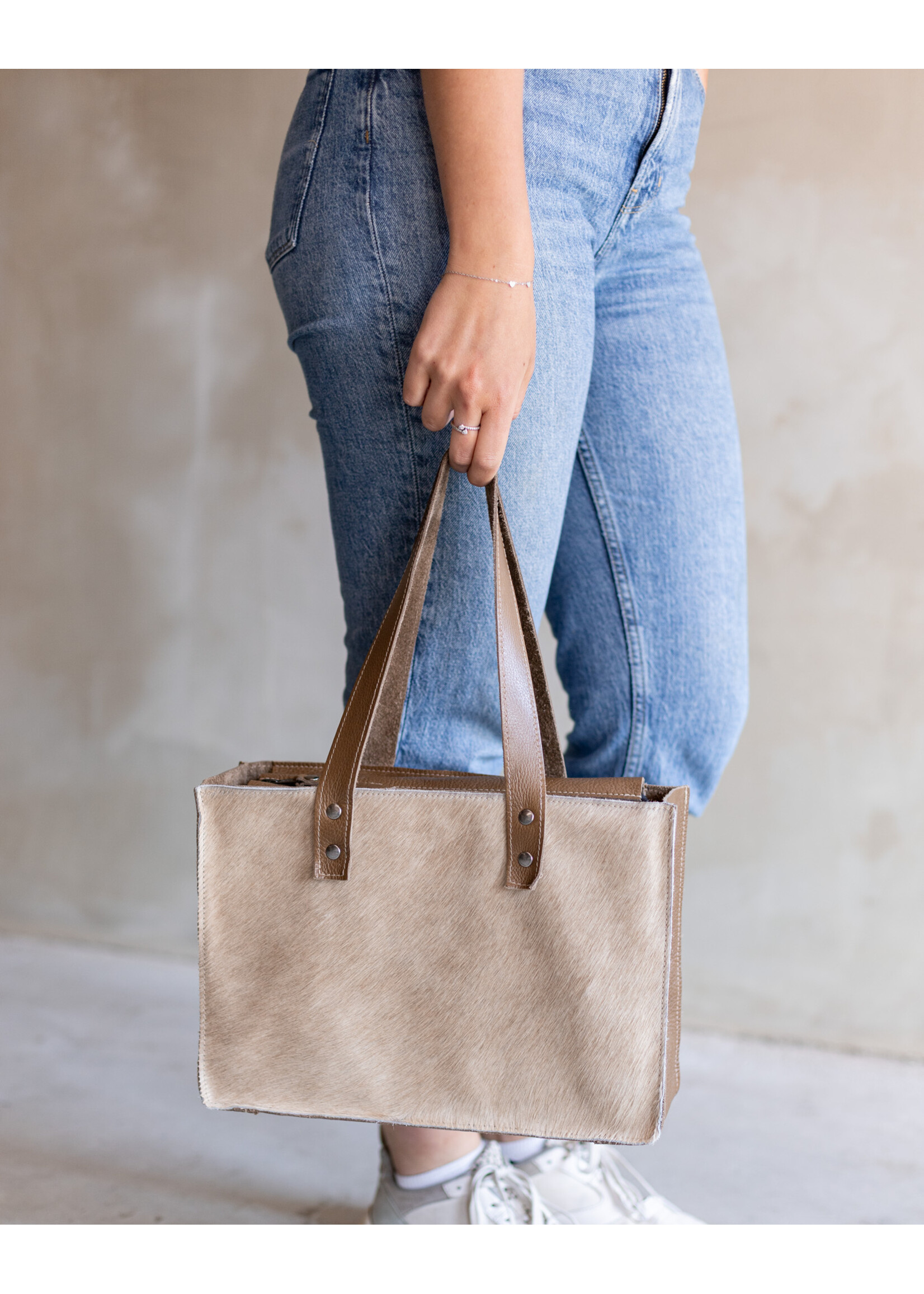Van Buren sinds 1861 Handbag - Champagne