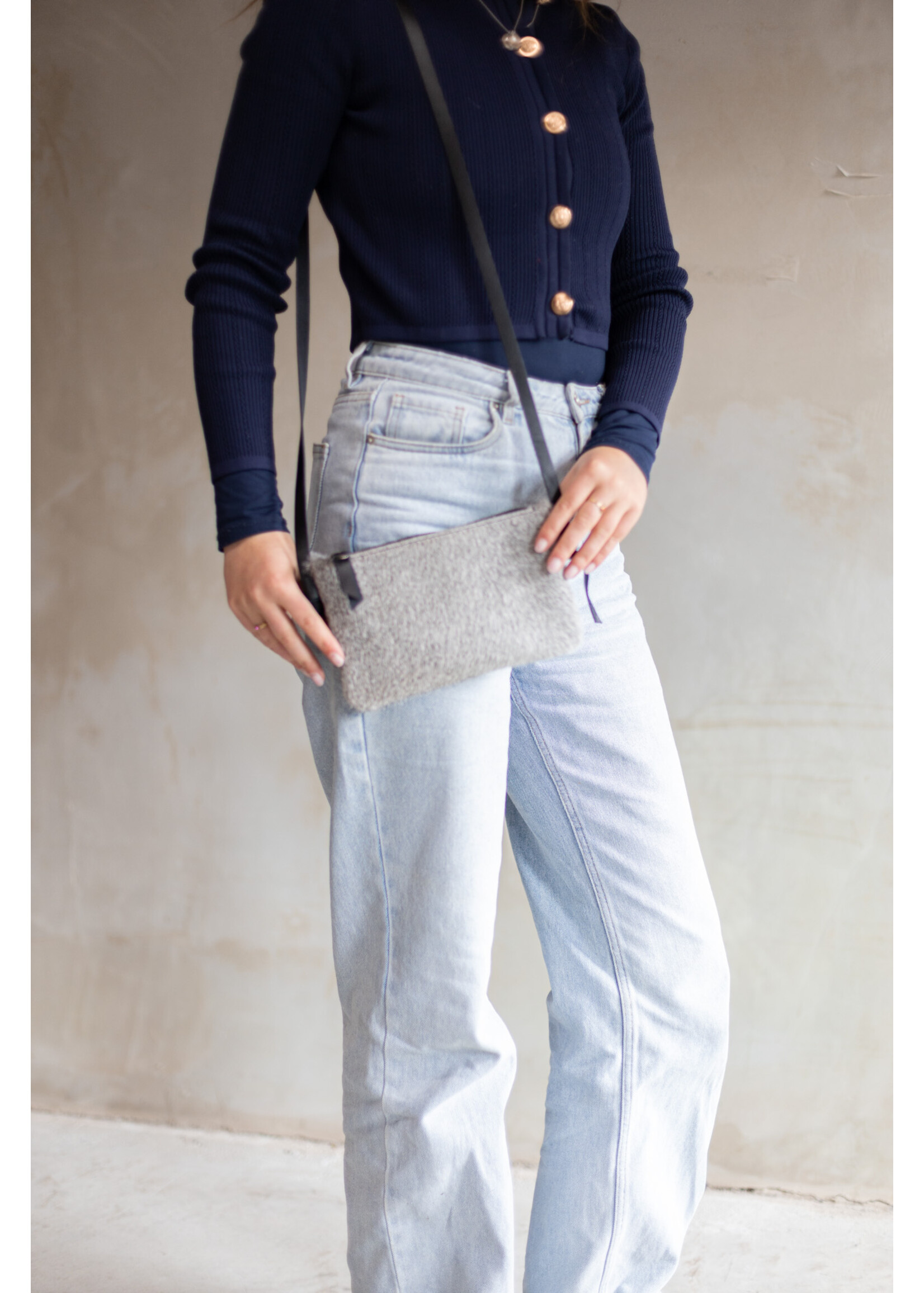 Van Buren sinds 1861 Crossbody clutch - Grijs