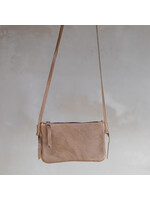 Van Buren sinds 1861 Crossbody clutch leder - Zand leder