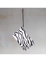 Van Buren sinds 1861 Clutch - Koeienhuid - Zebraprint