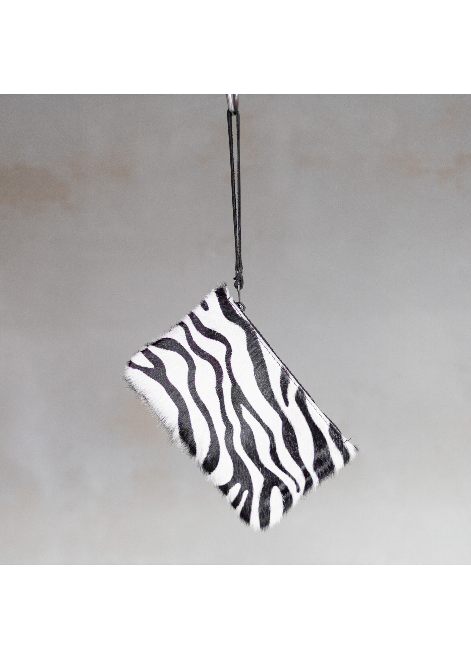 Van Buren sinds 1861 Clutch - Koeienhuid - Zebraprint