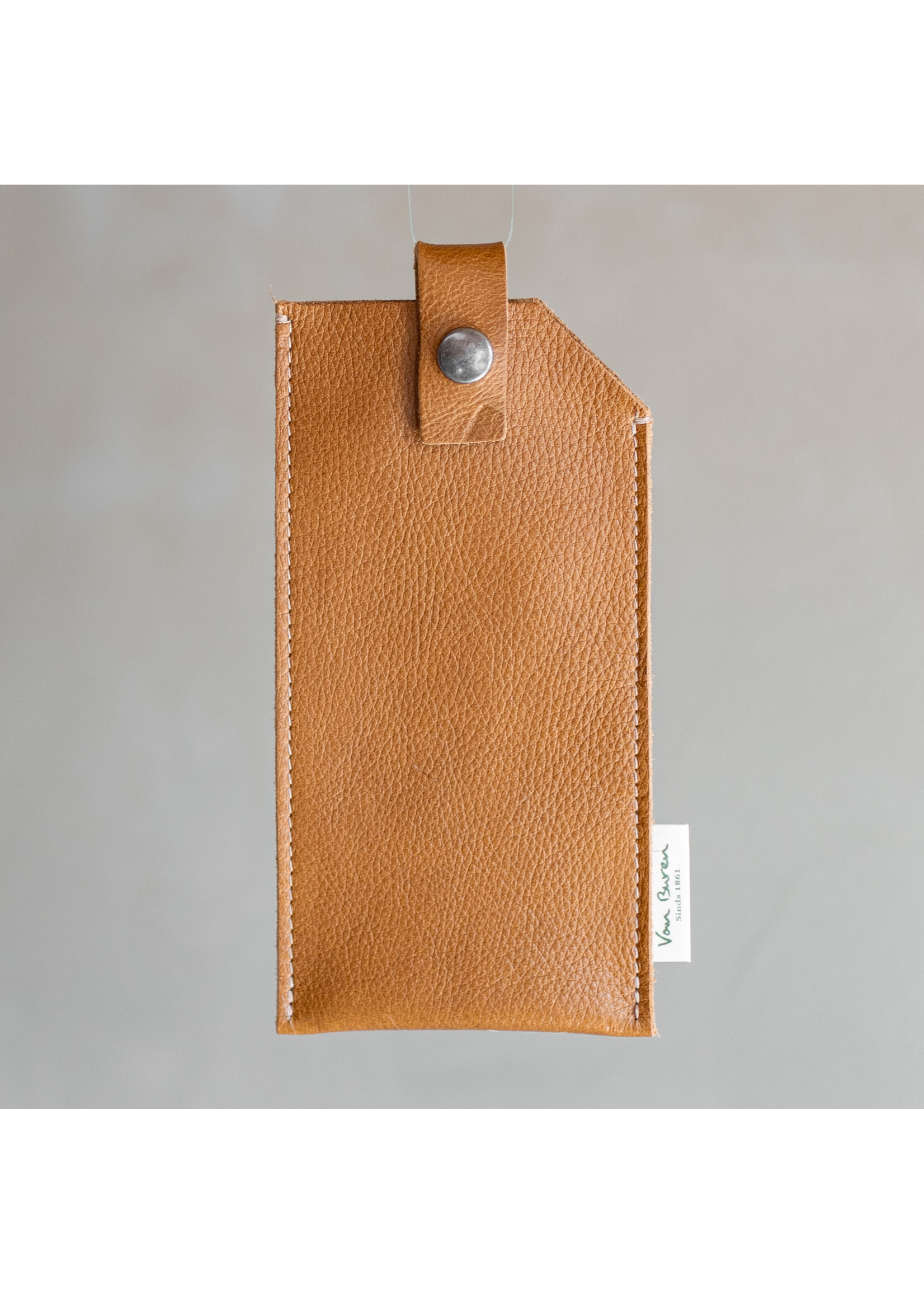 Van Buren sinds 1861 Brillenhoesje  - Cognac leder