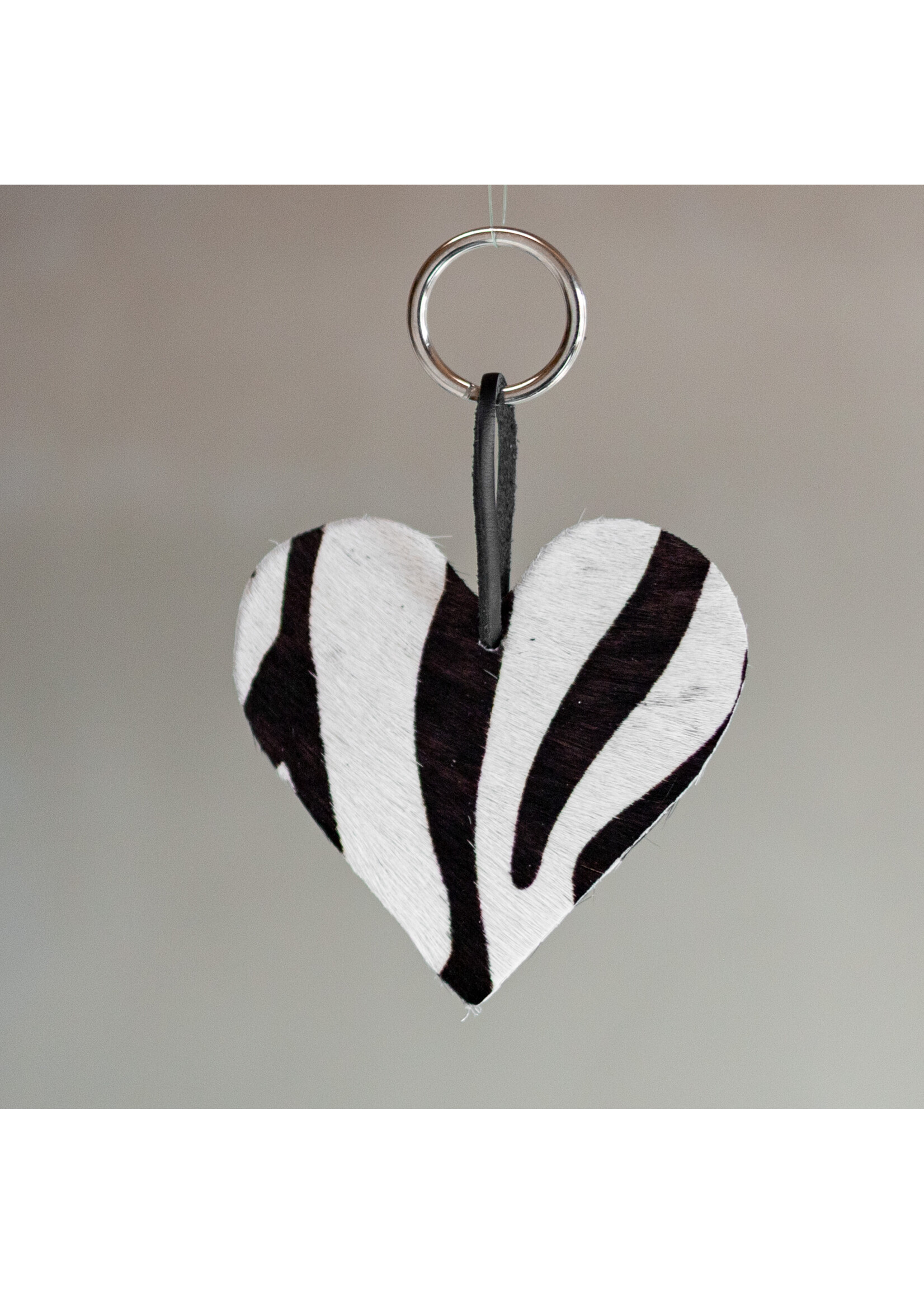 Van Buren sinds 1861 Sleutelhanger hart - Zebra