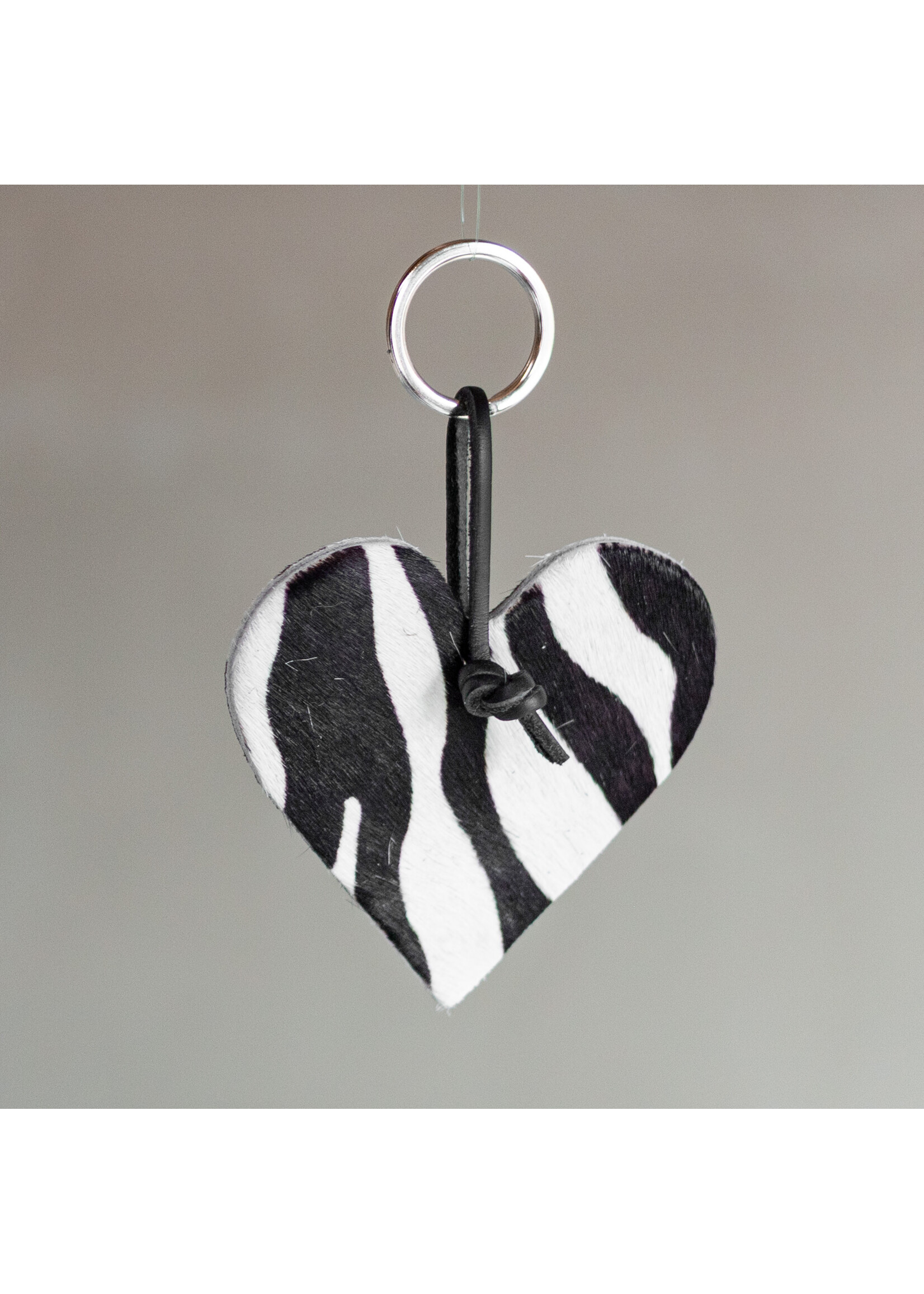 Van Buren sinds 1861 Sleutelhanger hart - Zebra