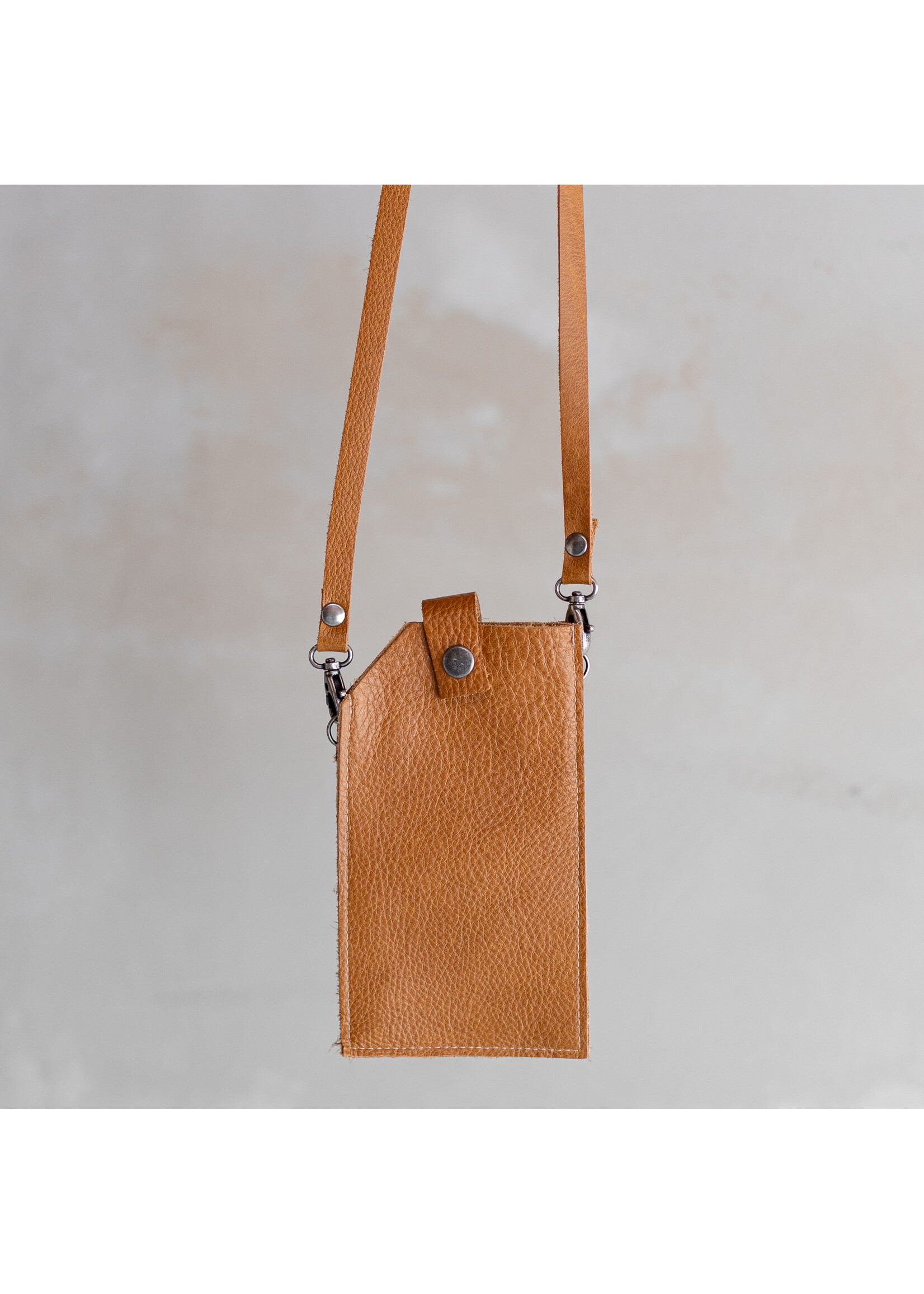 Van Buren sinds 1861 Telefoontasje  - Cognac leder