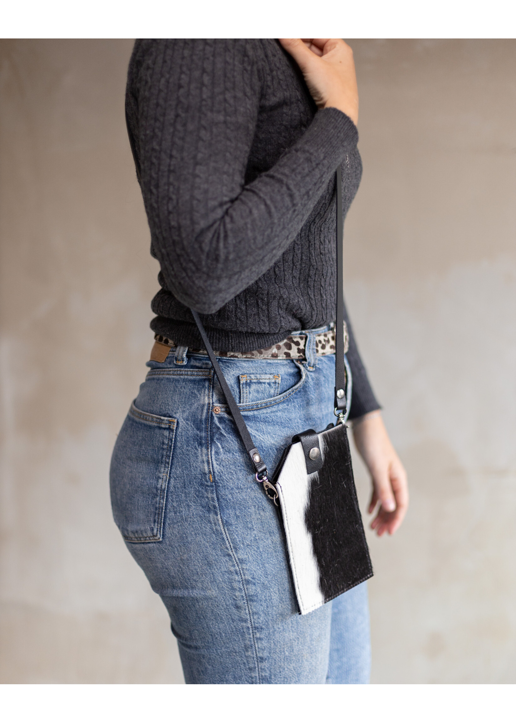 Van Buren sinds 1861 Telefoontasje  - Zwartbont