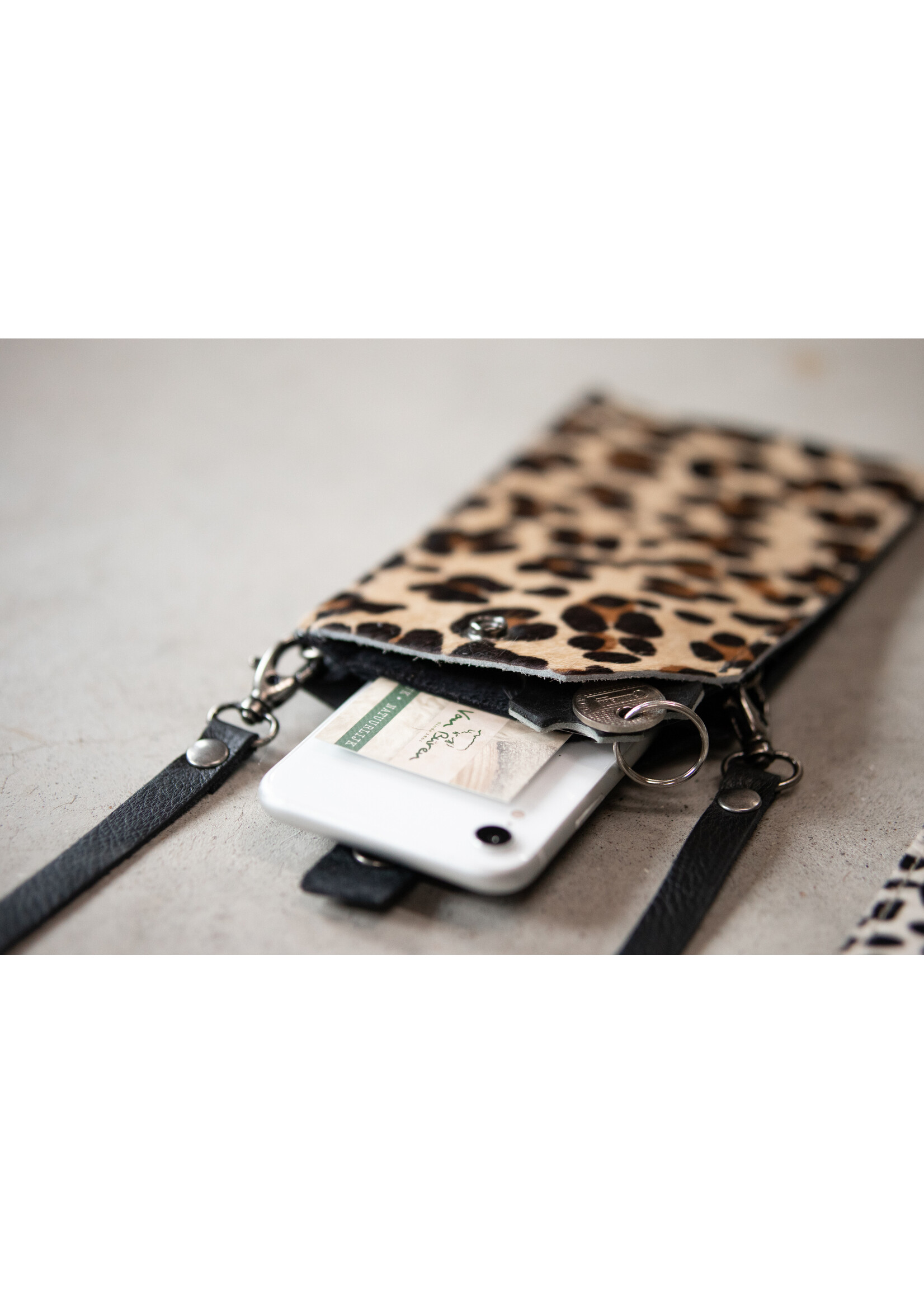 Van Buren sinds 1861 Telefoontasje  - Zwartbont