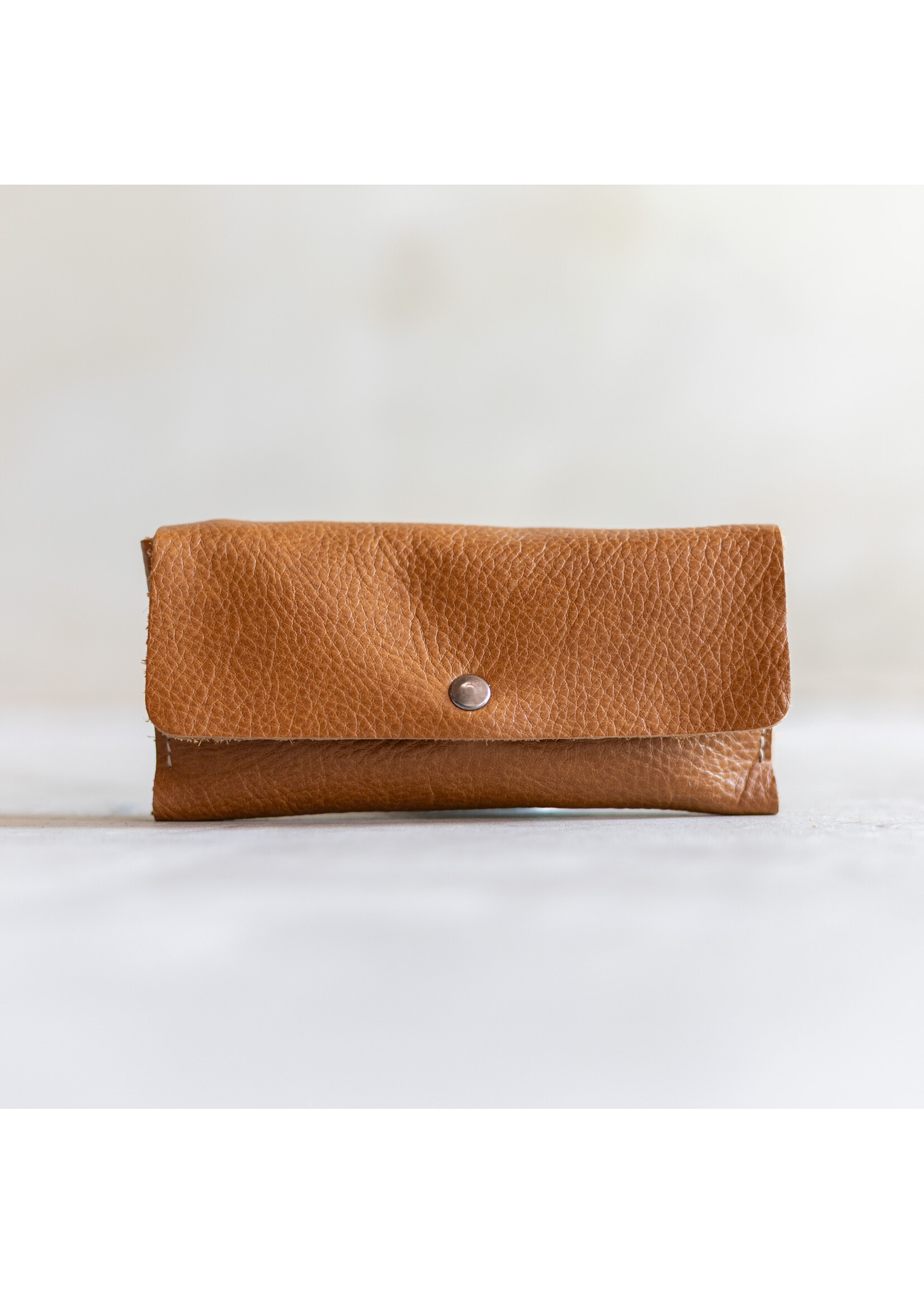 Van Buren sinds 1861 Brillenhoesje Magneet - Cognac leder
