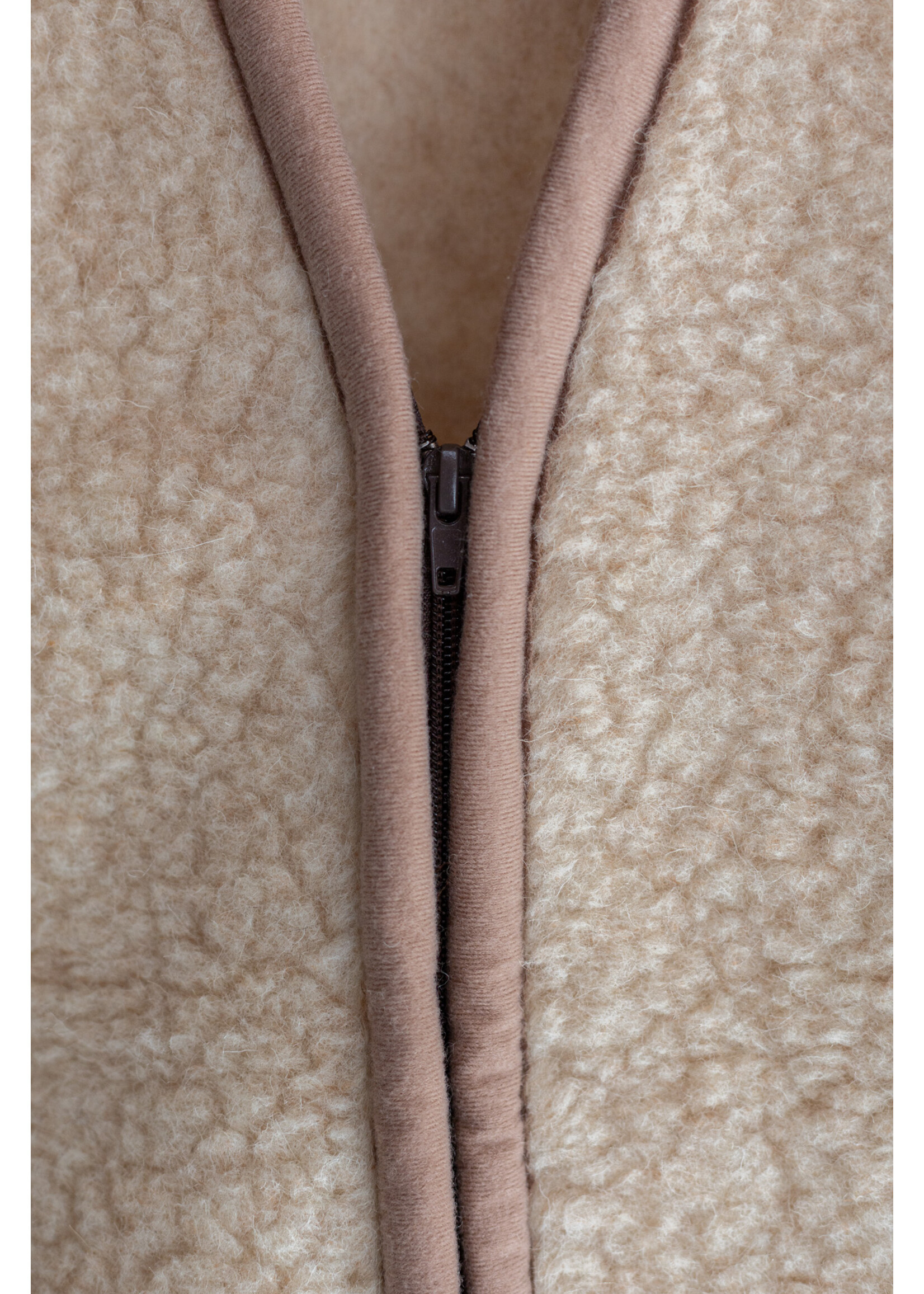 Van Buren sinds 1861 Wollen bodywarmer Taru - Camel