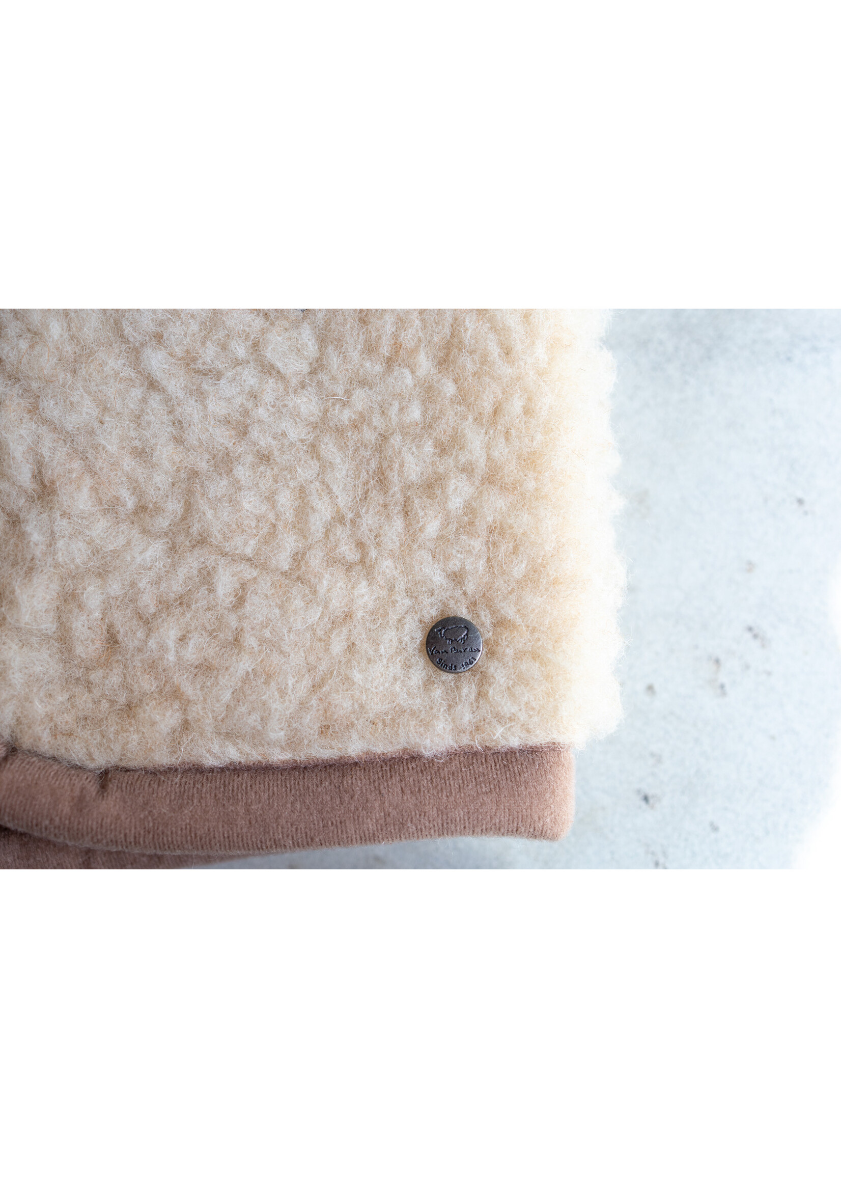 Van Buren sinds 1861 Wollen kinderbodywarmer Nilo Camel - XS / 74-92