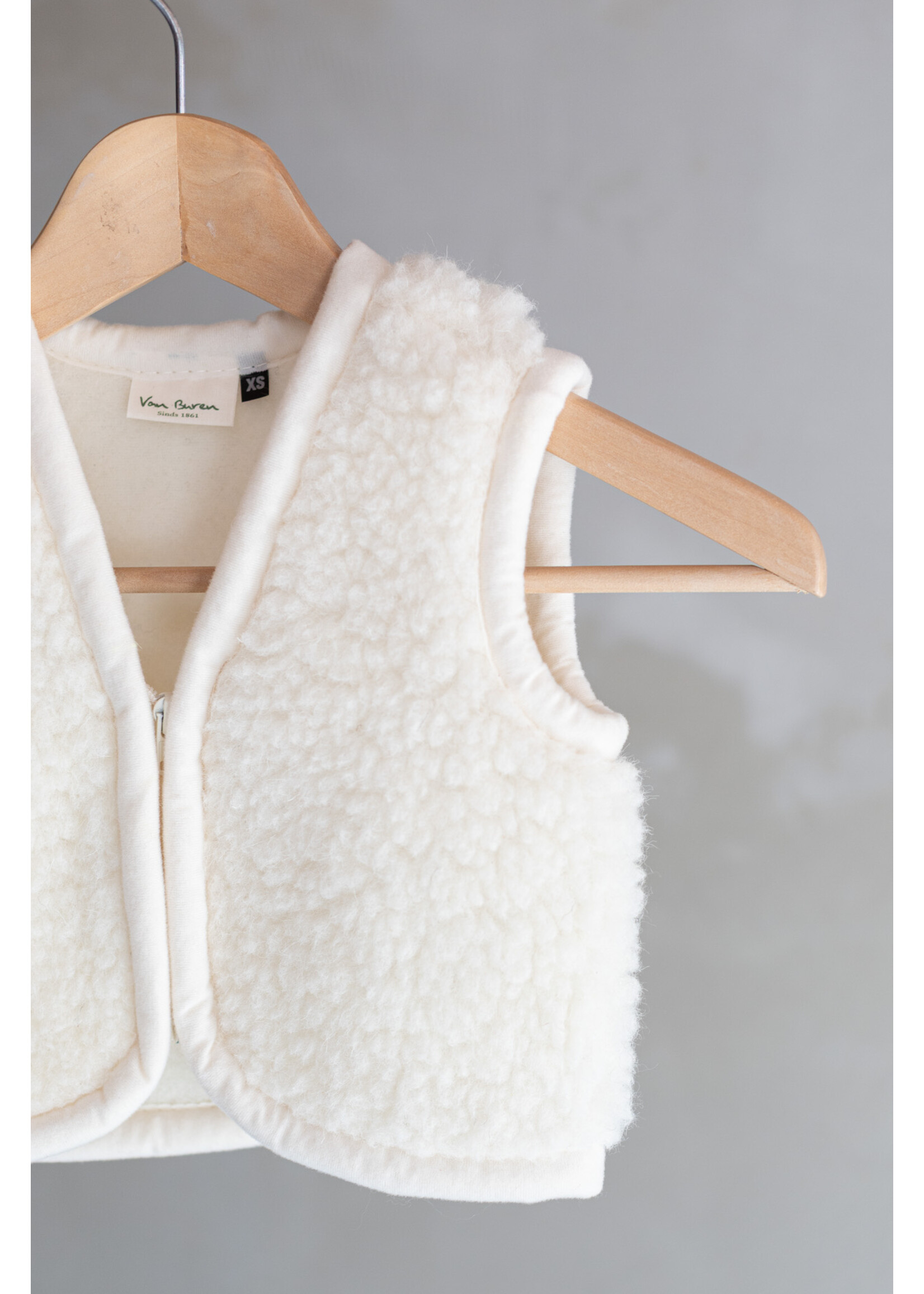Van Buren sinds 1861 Wollen babybodywarmer Nilo - Off-White - XS / 74-92