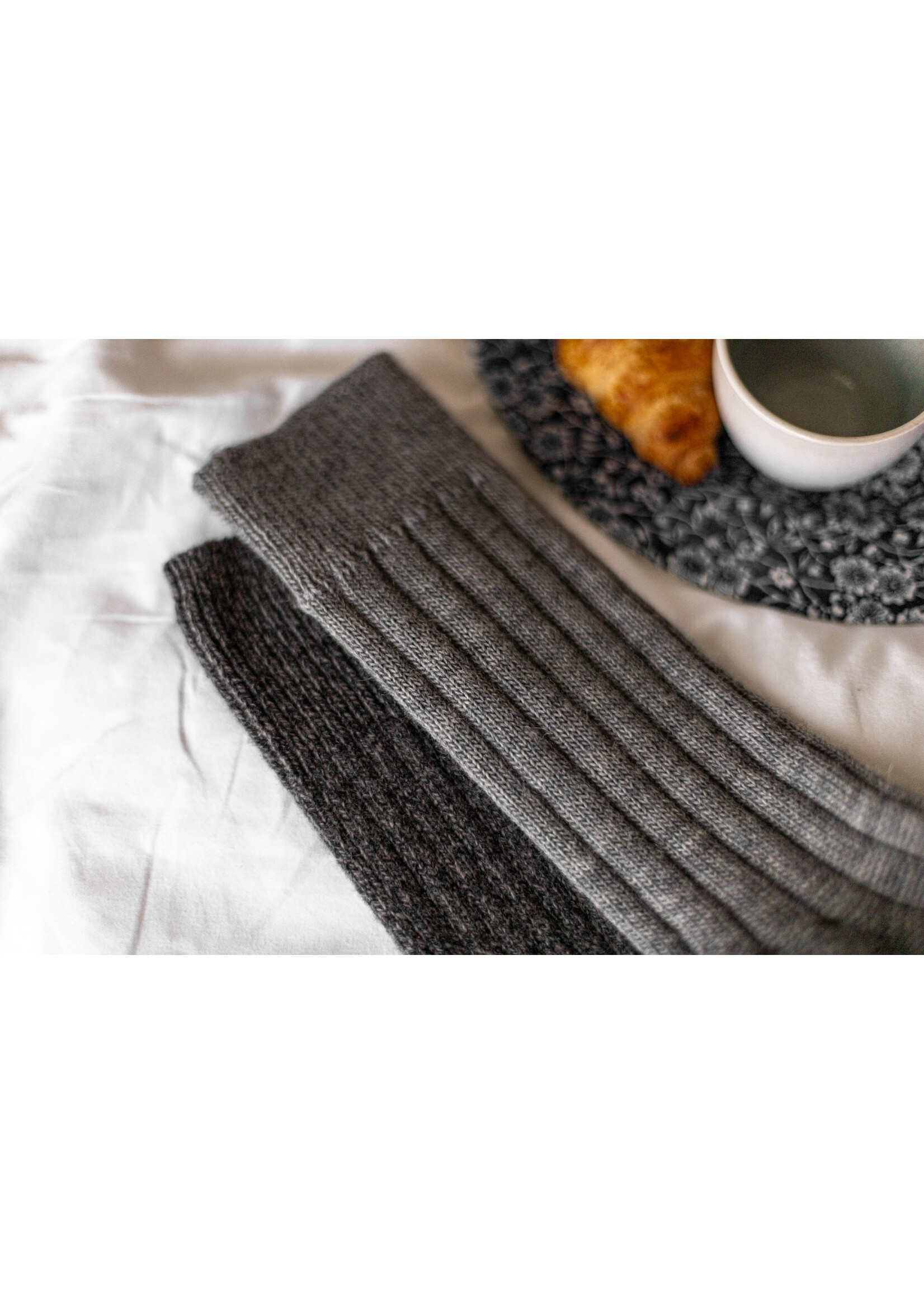 Van Buren sinds 1861 Yuki wool socks - Anthracite